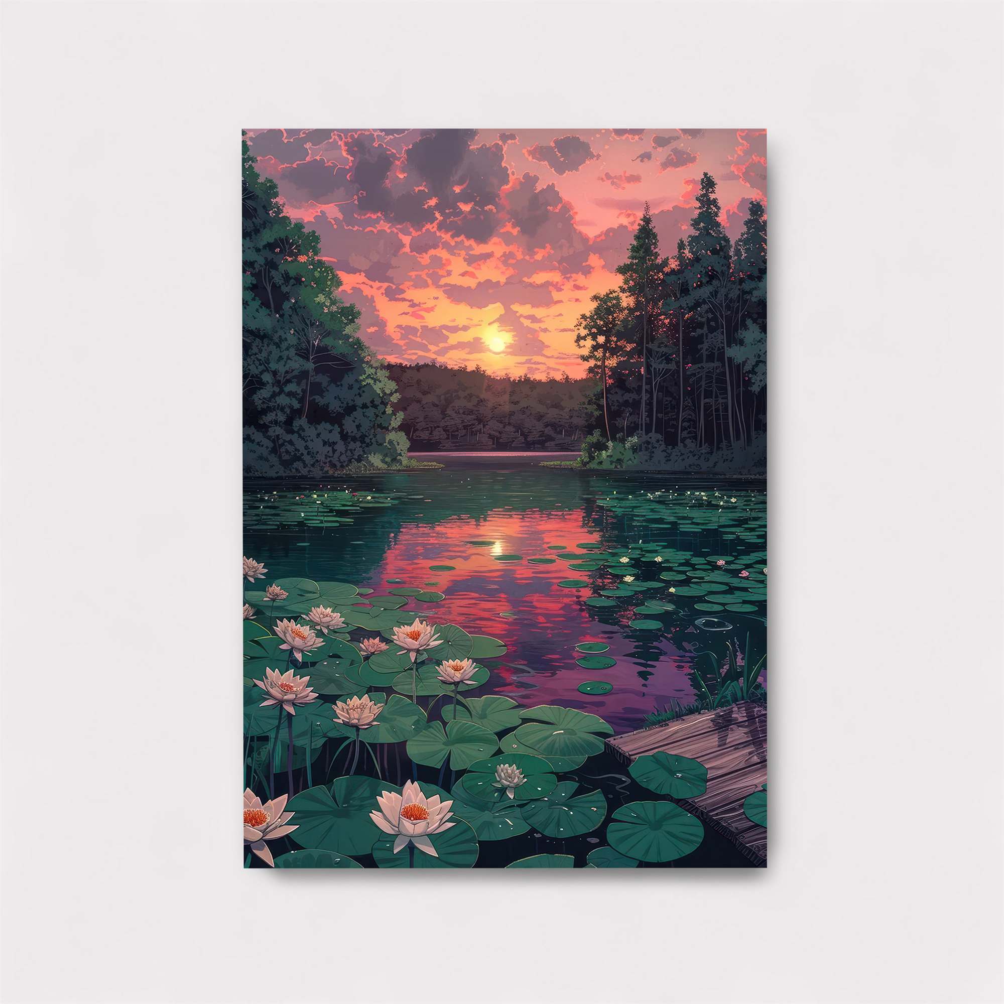 Sunset Serenity Safe Wall Magnetic / M