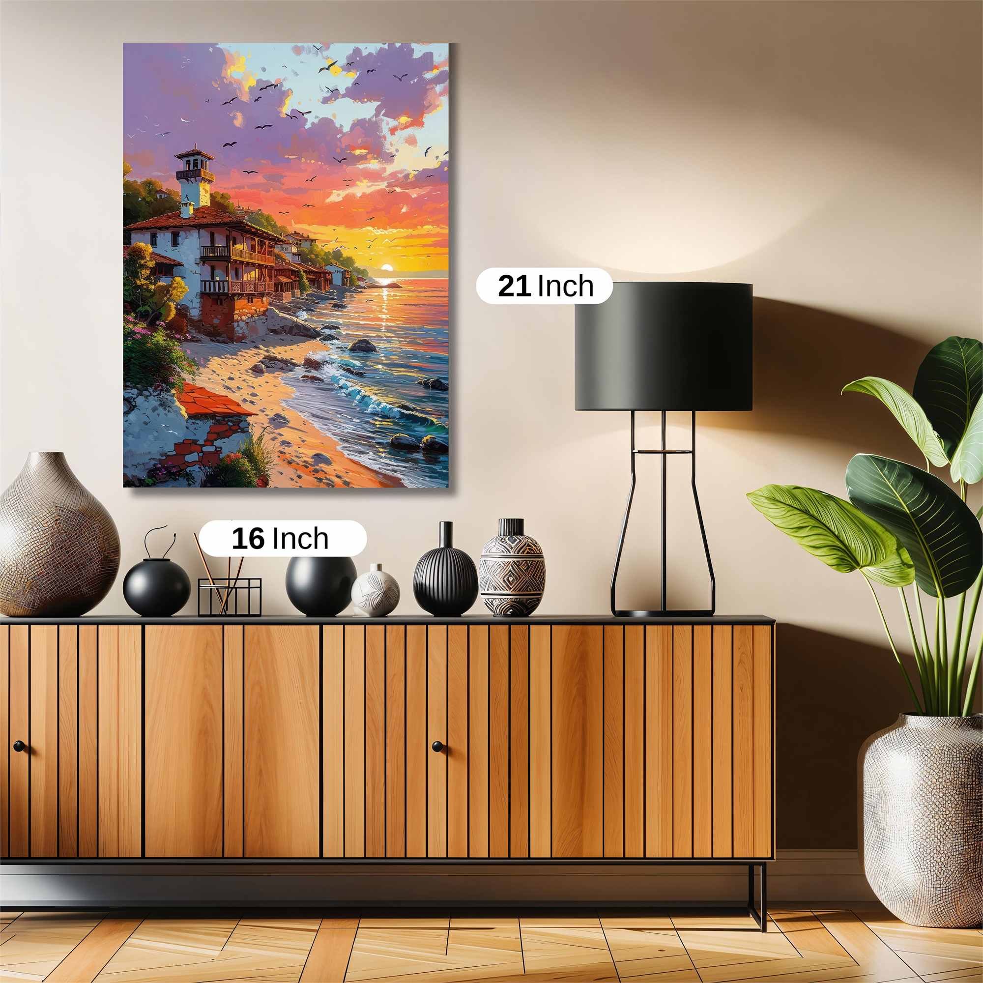 Sunset Serenity Safe Wall Magnetic / M