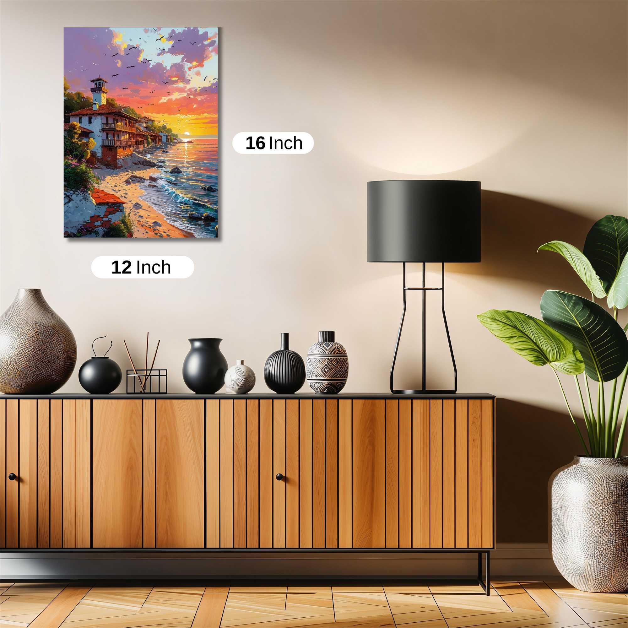 Sunset Serenity Safe Wall Magnetic / M