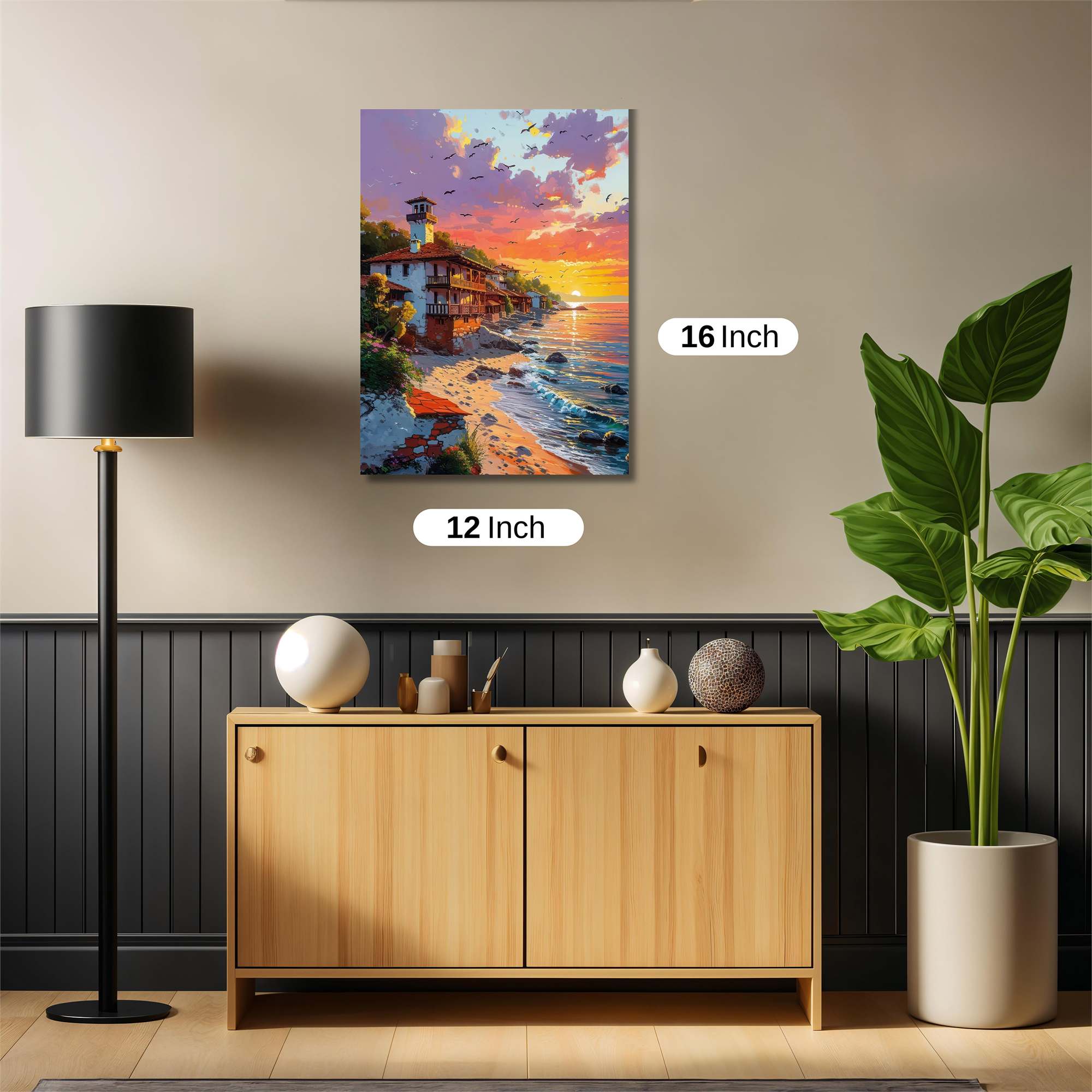 Sunset Serenity Safe Wall Magnetic / M