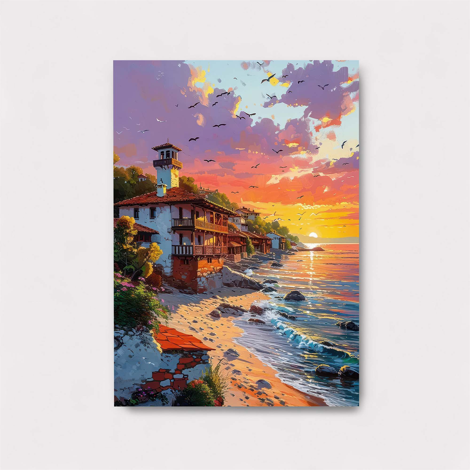Sunset Serenity Safe Wall Magnetic / M