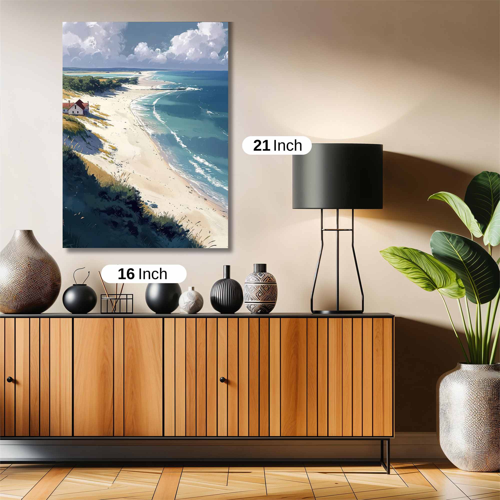 Beach Serenity Safe Wall Magnetic / M