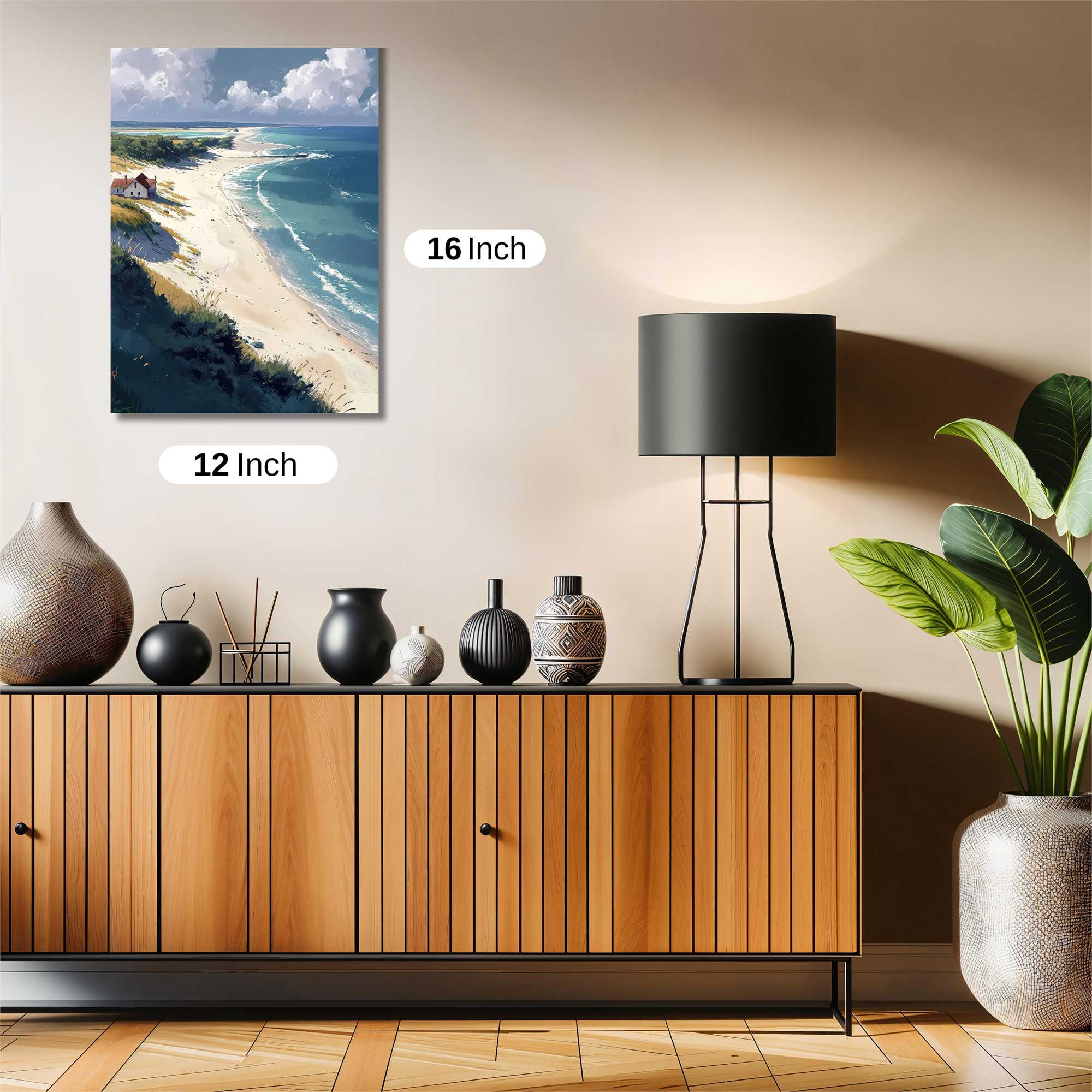 Beach Serenity Safe Wall Magnetic / M