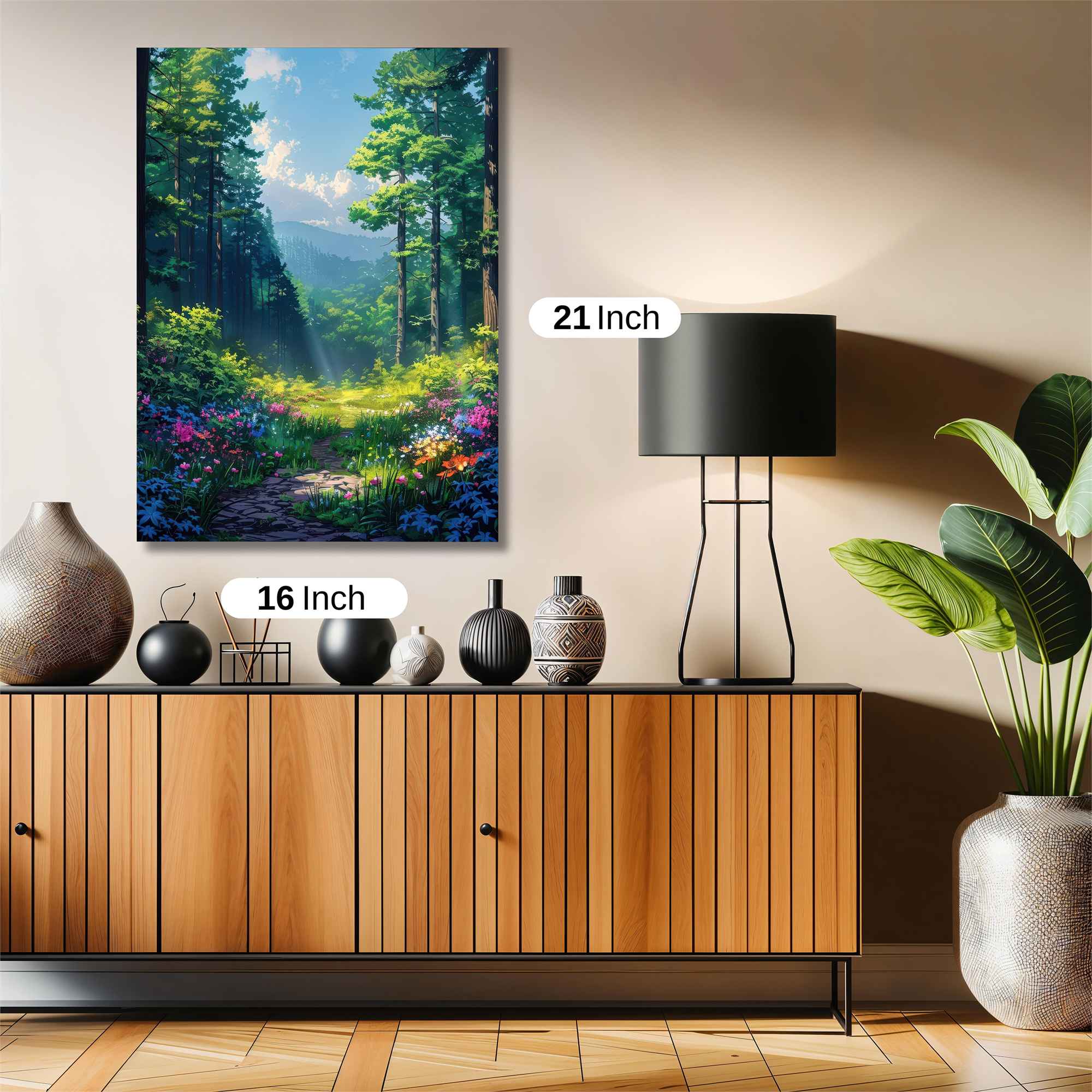 Forest Serenity Safe Wall Magnetic / M