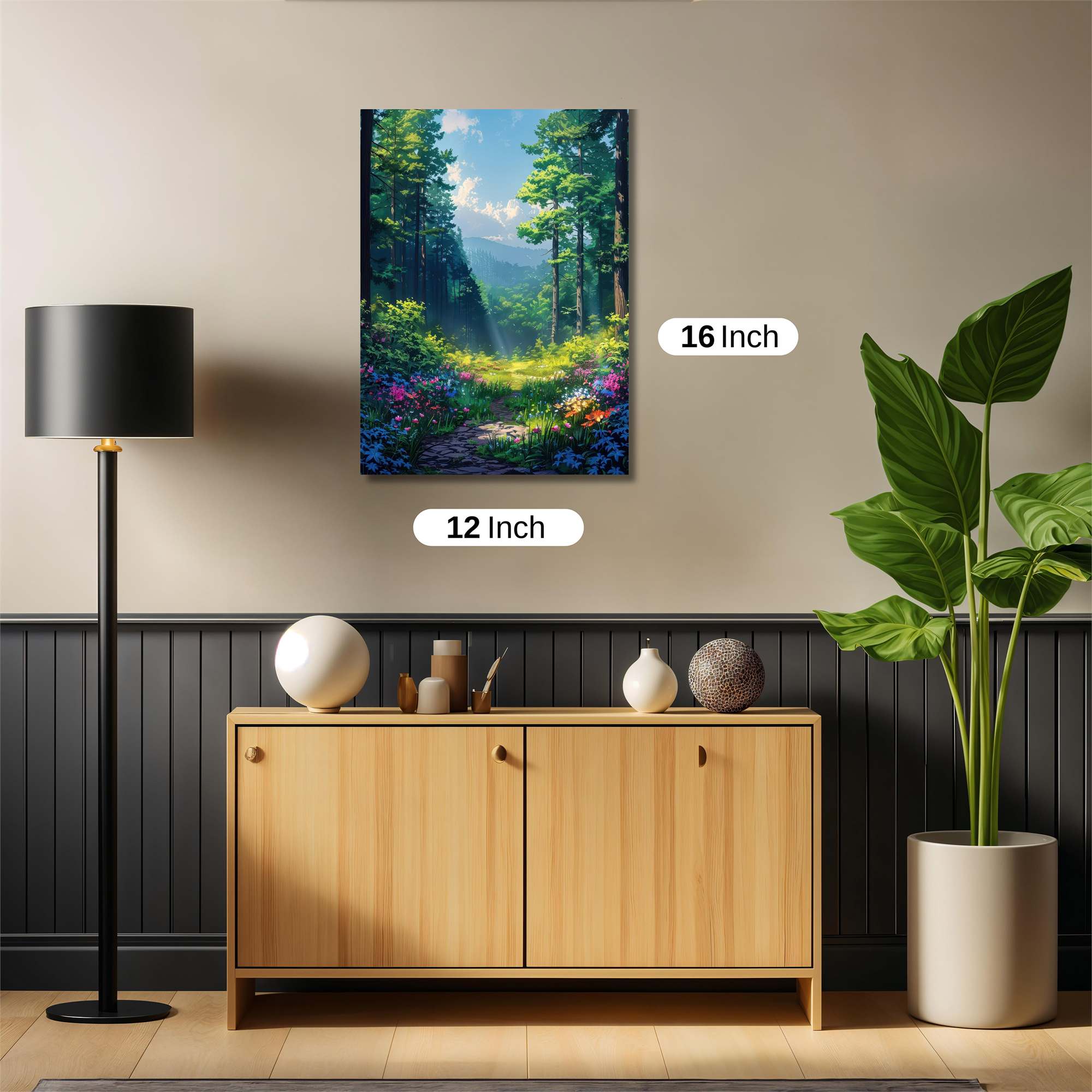 Forest Serenity Safe Wall Magnetic / M