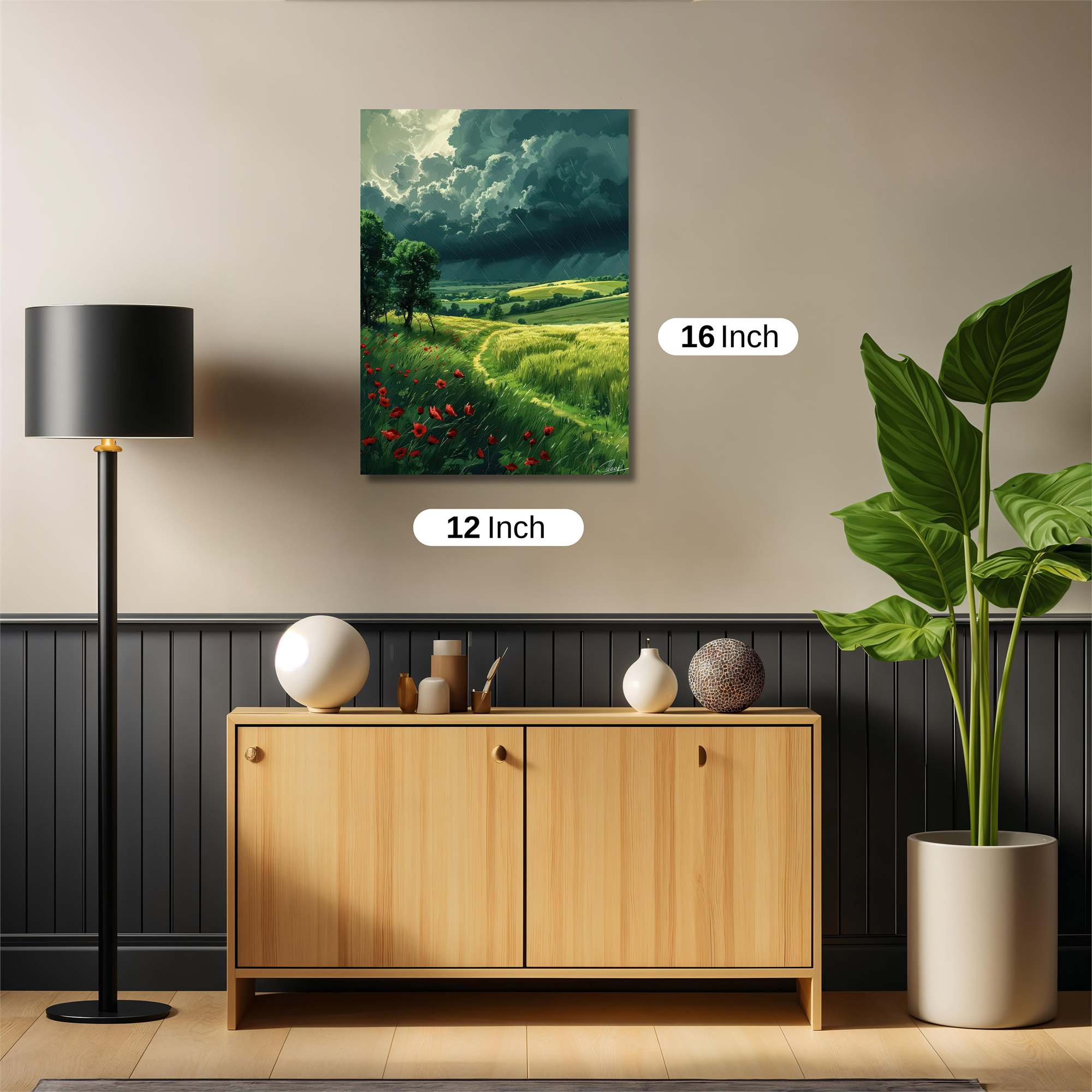 Stormy Serenity Safe Wall Magnetic / M