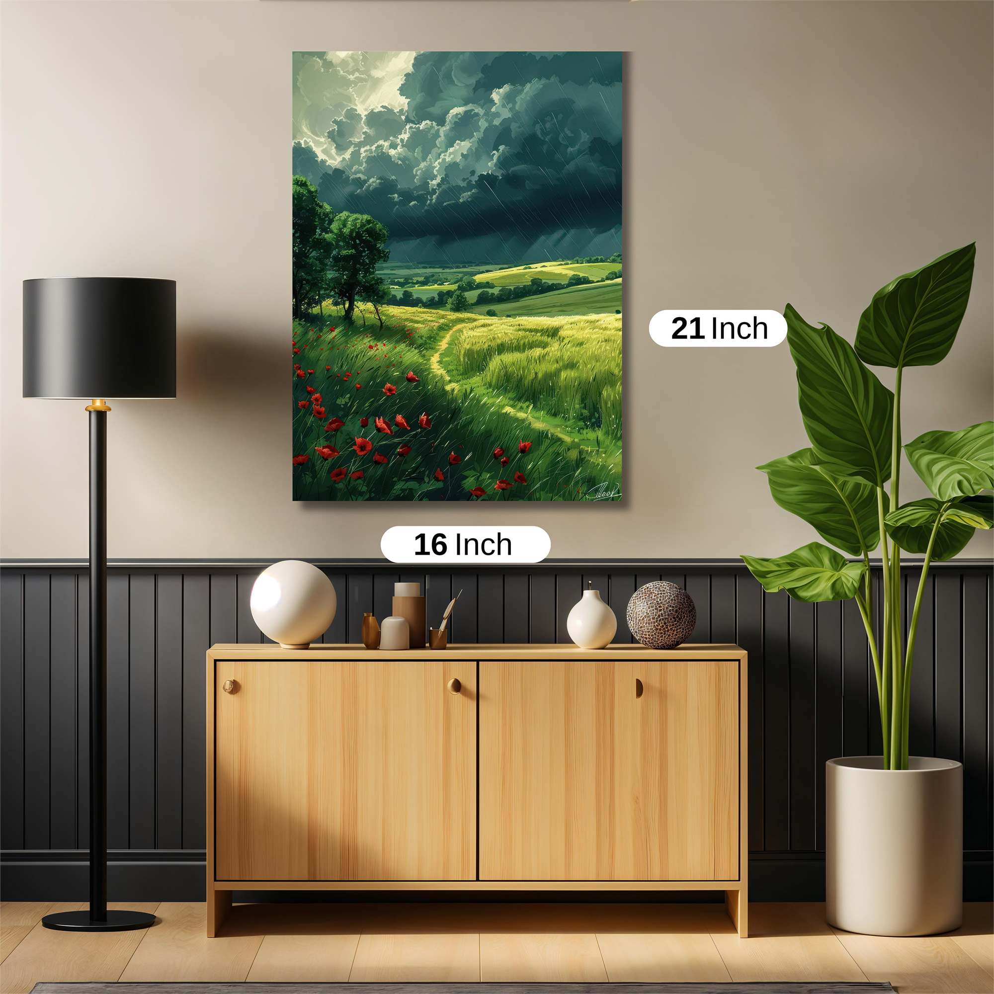 Stormy Serenity Safe Wall Magnetic / M