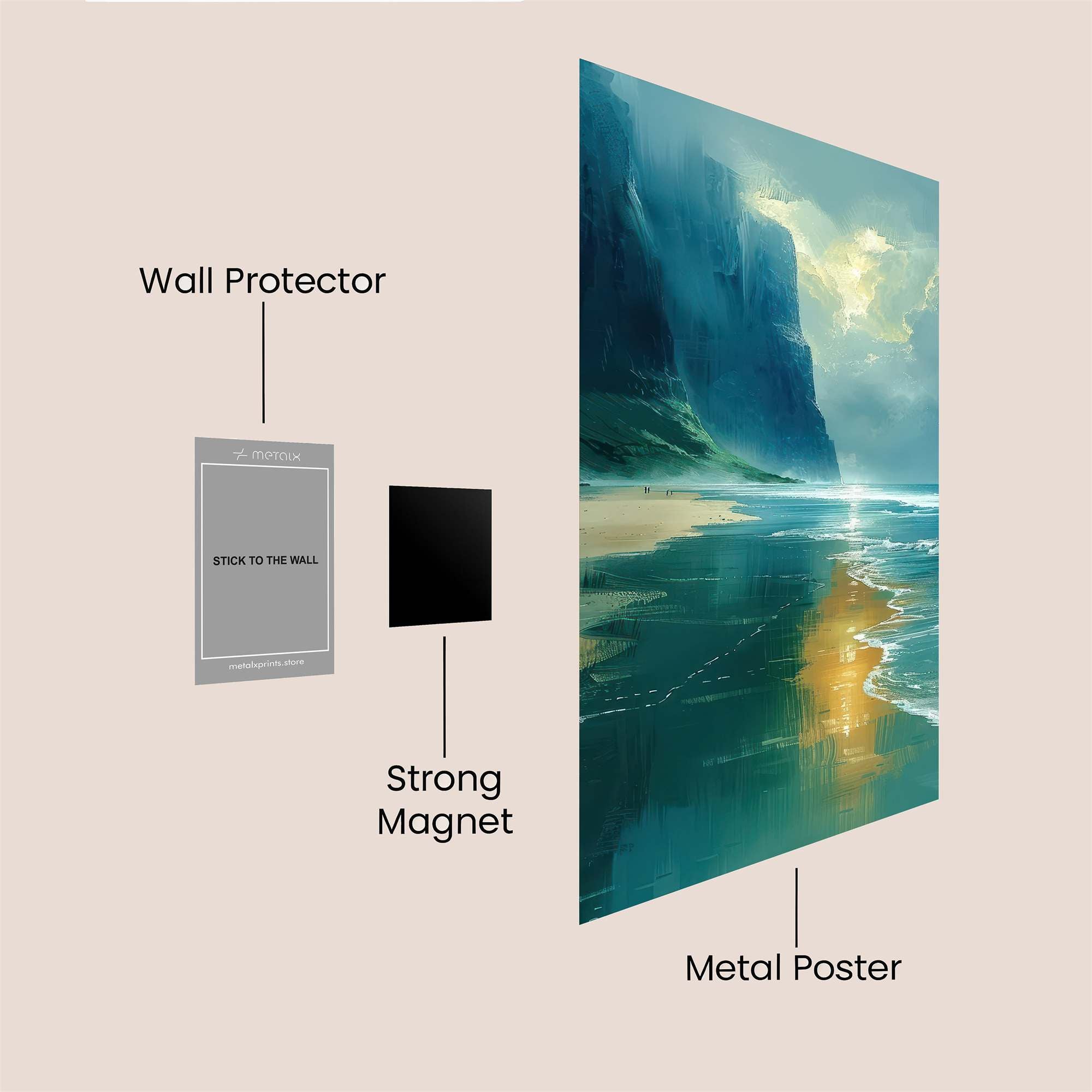 NaPali Serenity Safe Wall Magnetic / M