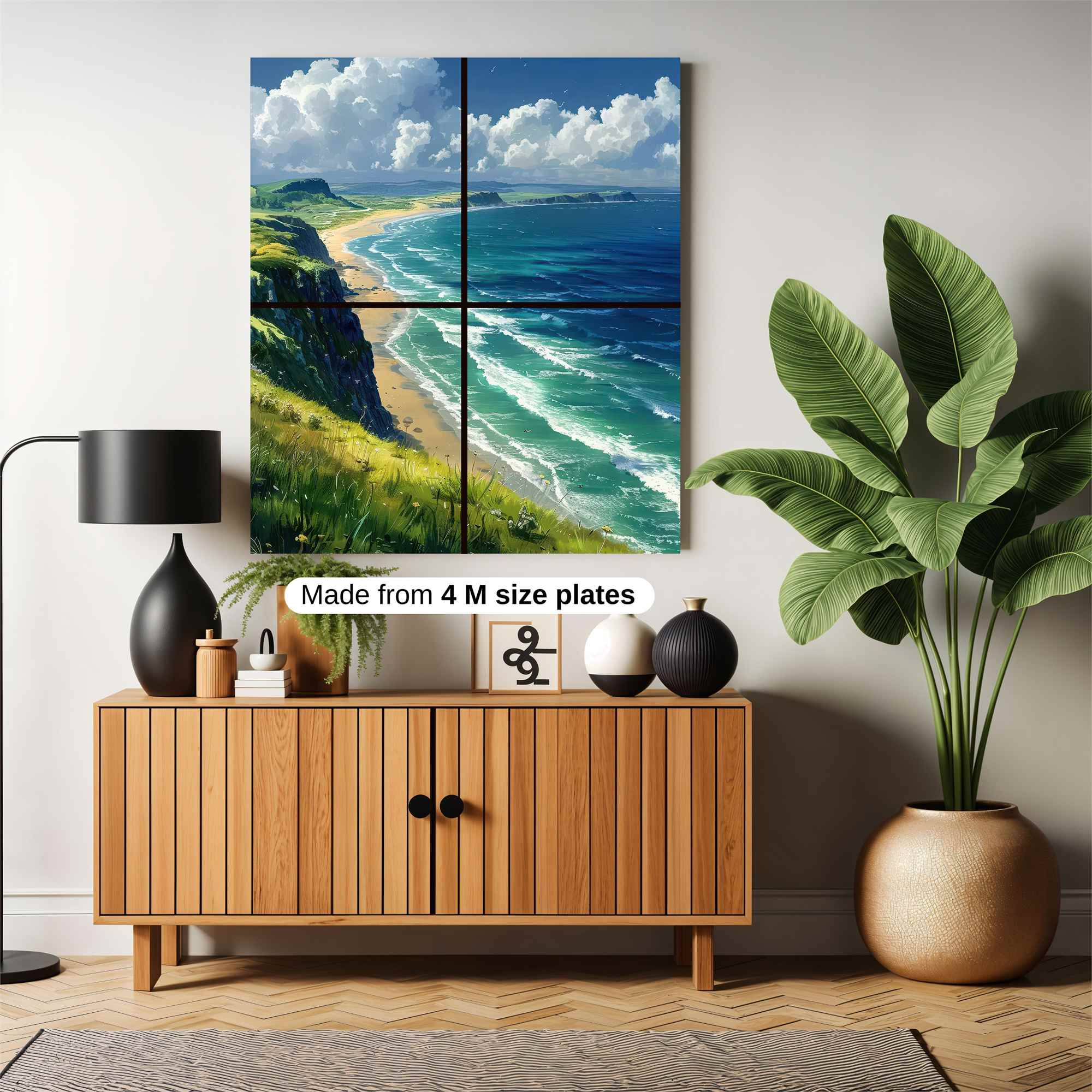 Coastal Serenity Safe Wall Magnetic / M