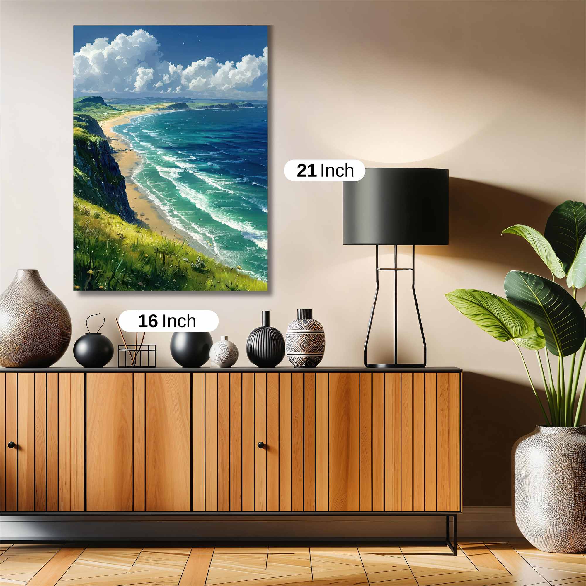 Coastal Serenity Safe Wall Magnetic / M