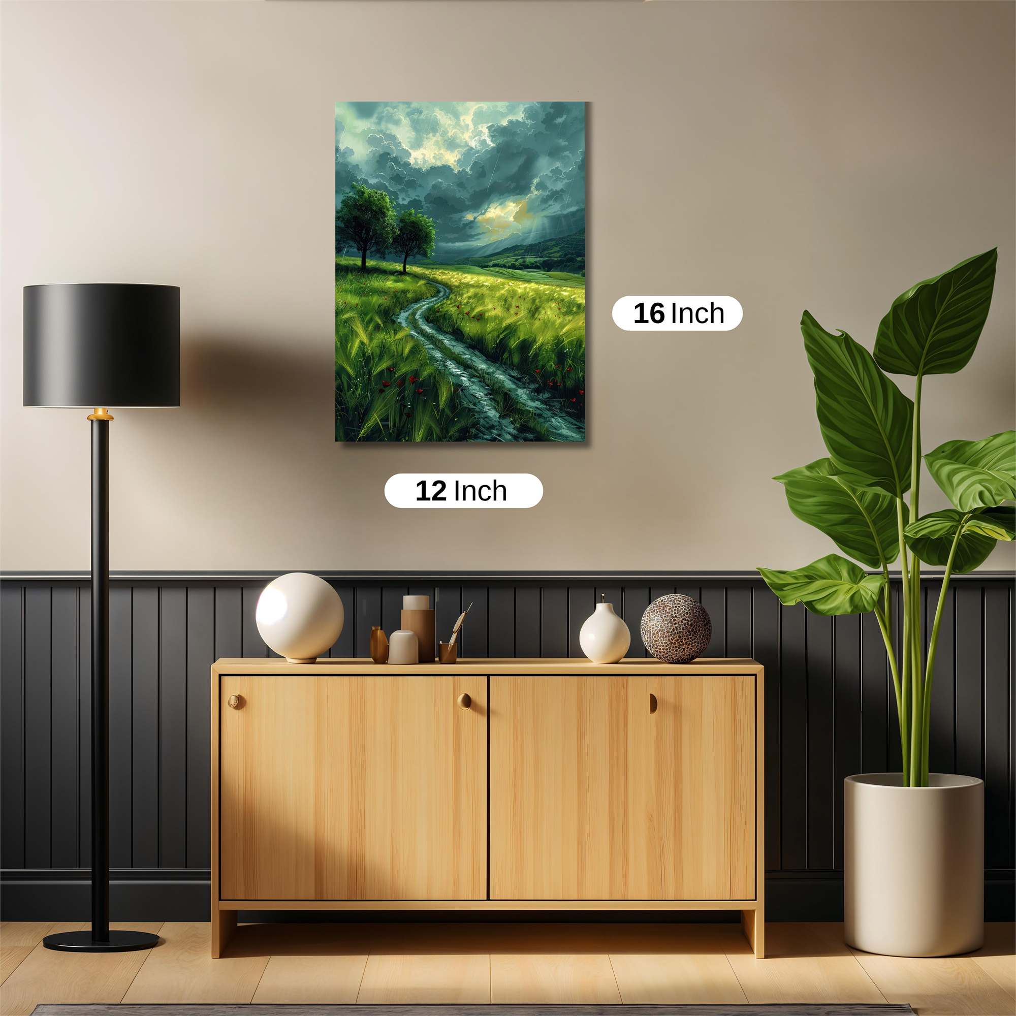 Stormy Tranquility Safe Wall Magnetic / M