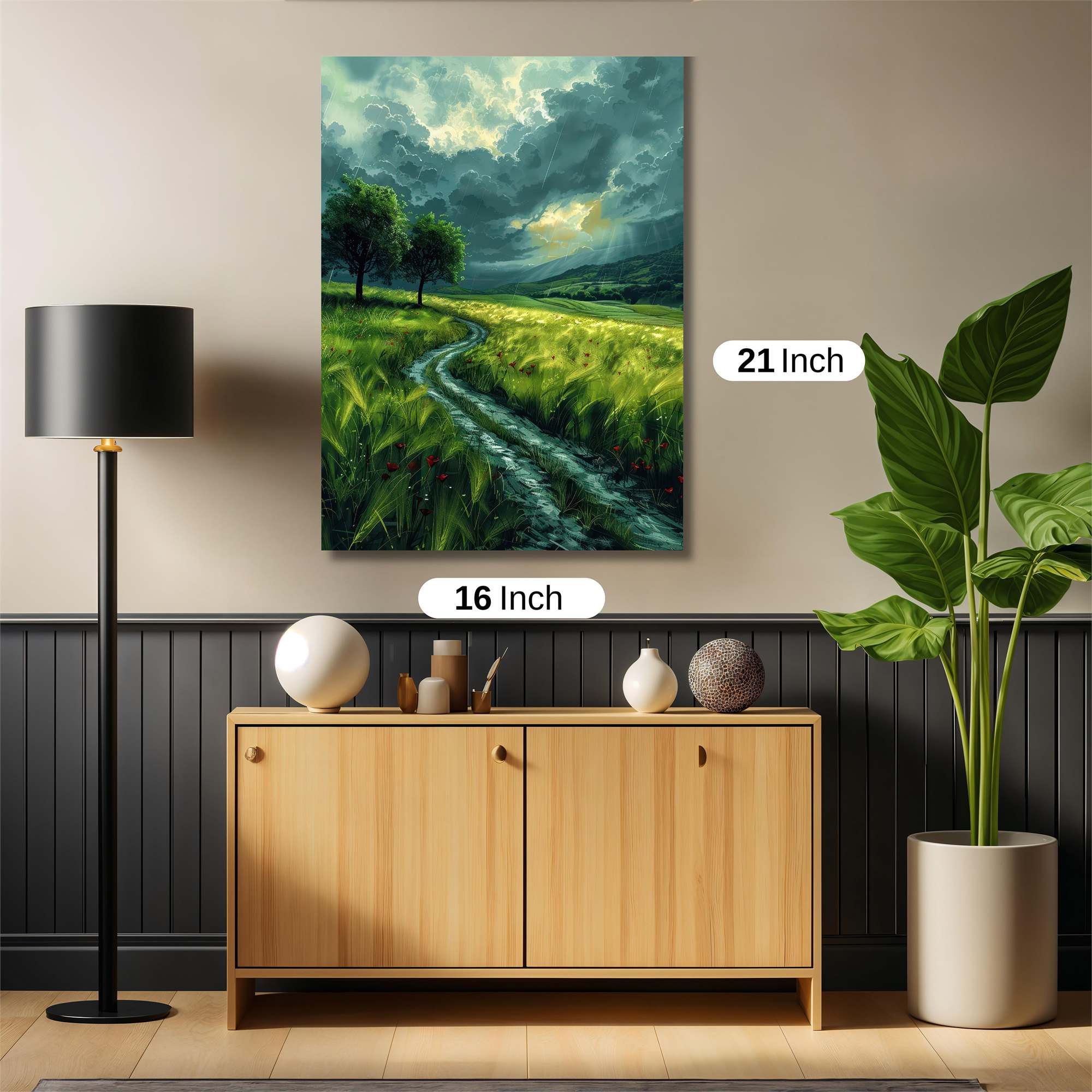 Stormy Tranquility Safe Wall Magnetic / M
