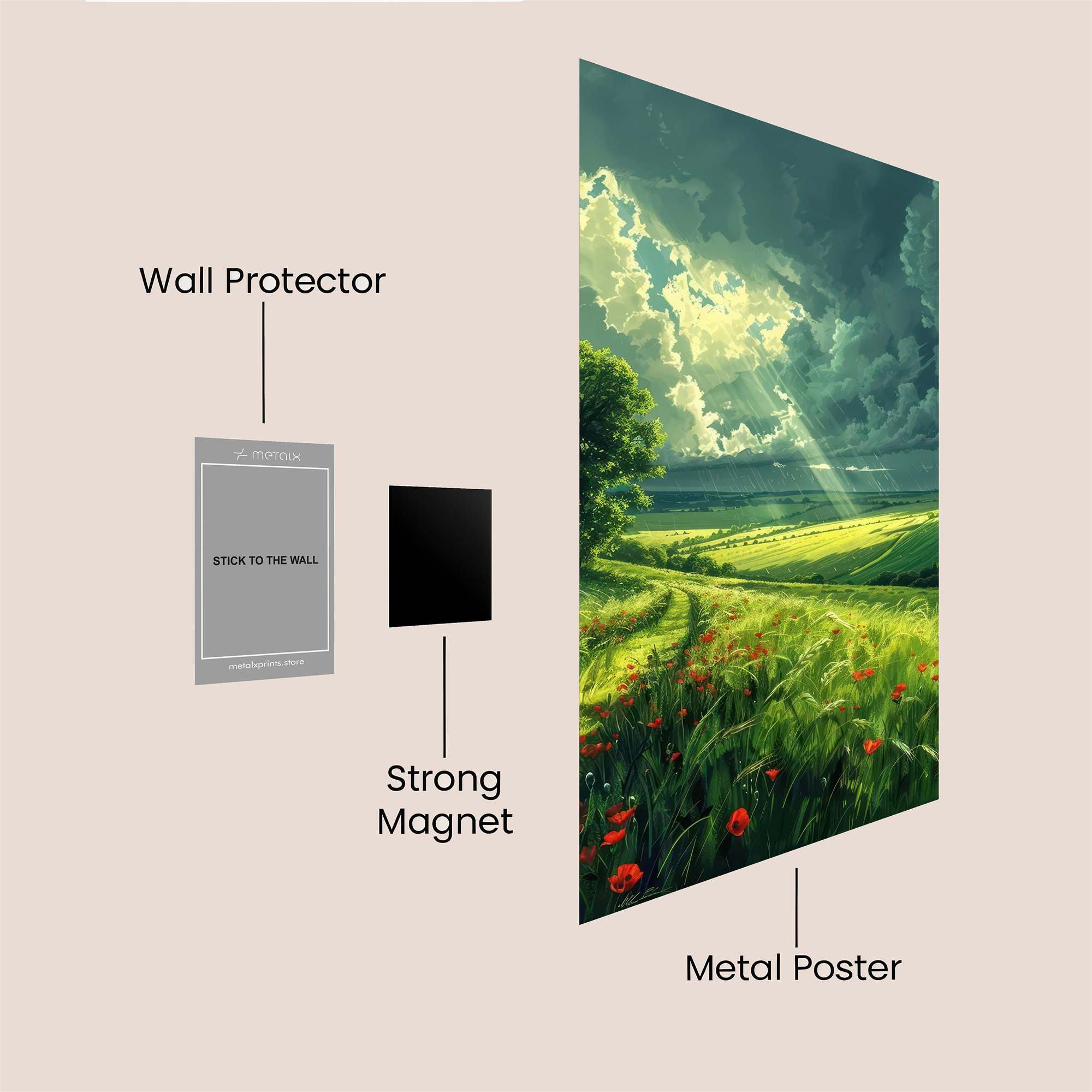 Sunburst Serenity Safe Wall Magnetic / M