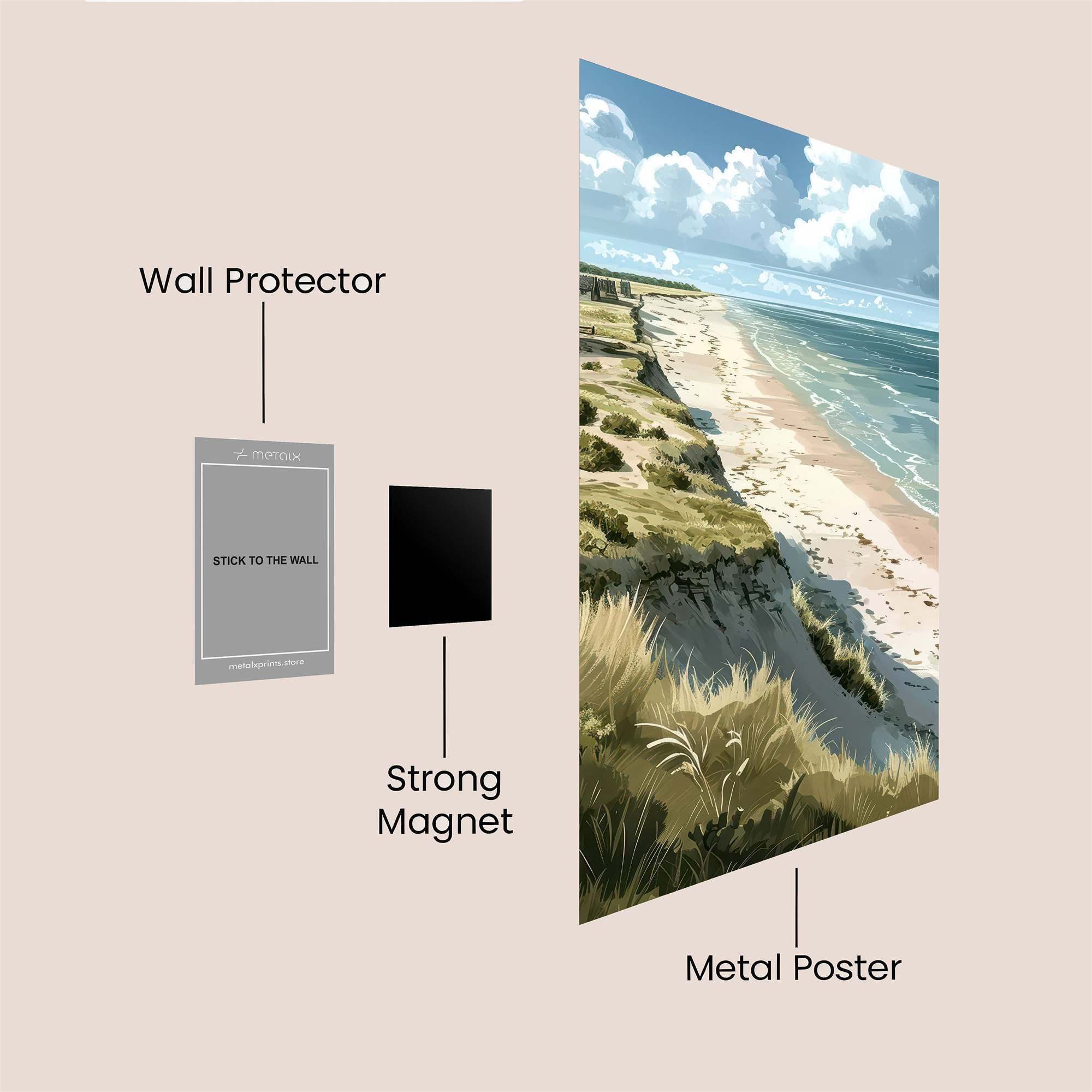 Dunes Serenity Safe Wall Magnetic / M