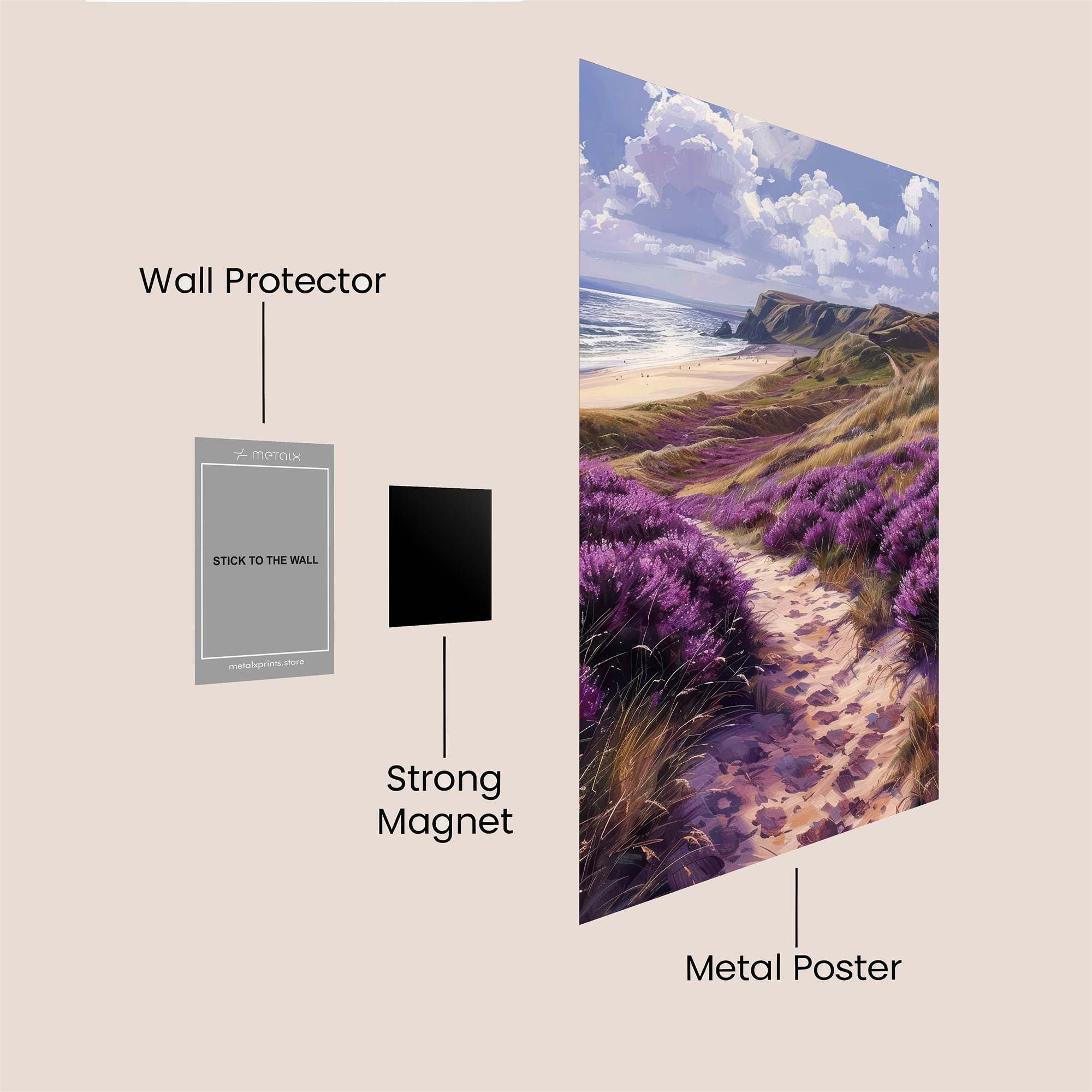 Heathland Harmony Safe Wall Magnetic / M