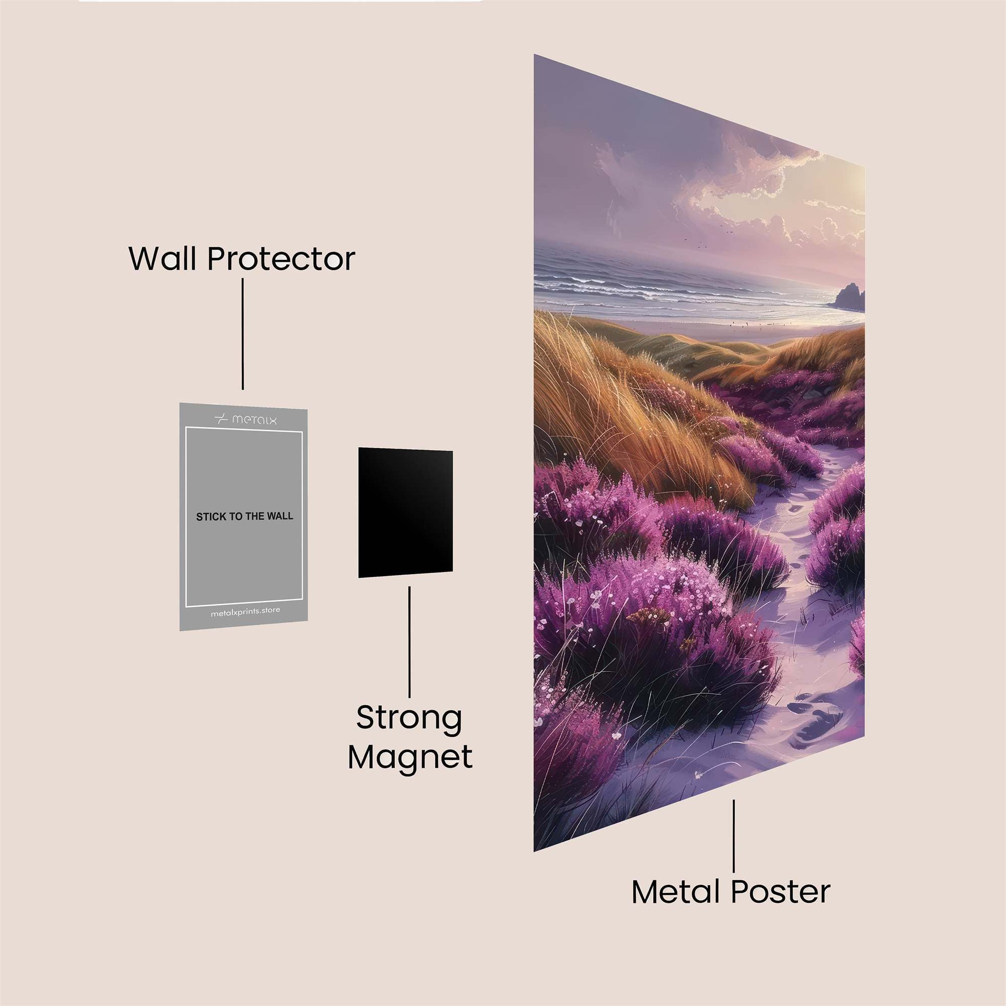 Heathland Harmony Safe Wall Magnetic / M