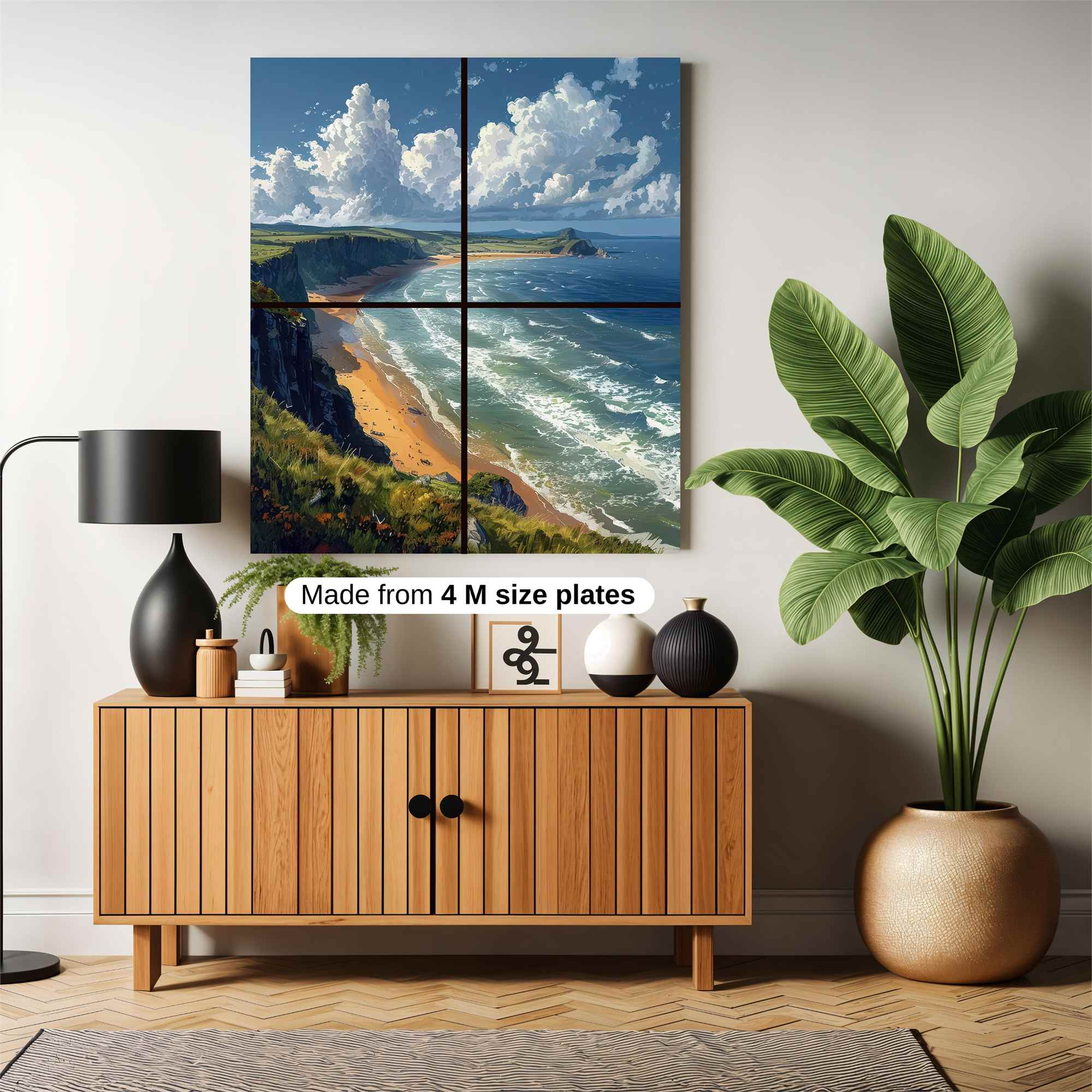 Coastal Serenity Safe Wall Magnetic / M