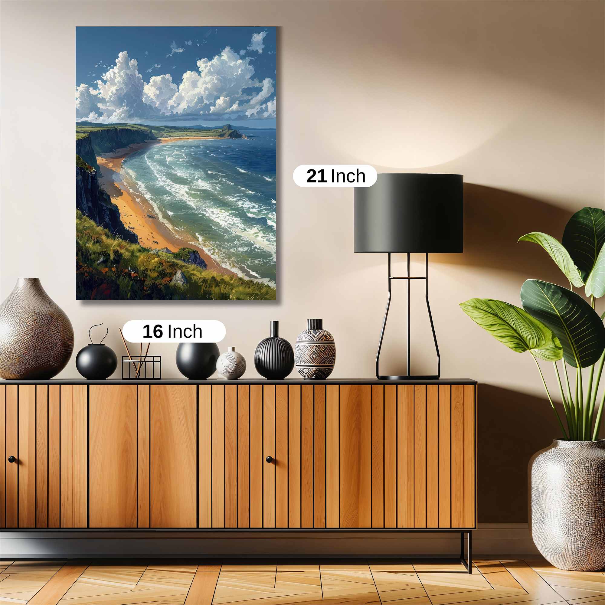 Coastal Serenity Safe Wall Magnetic / M