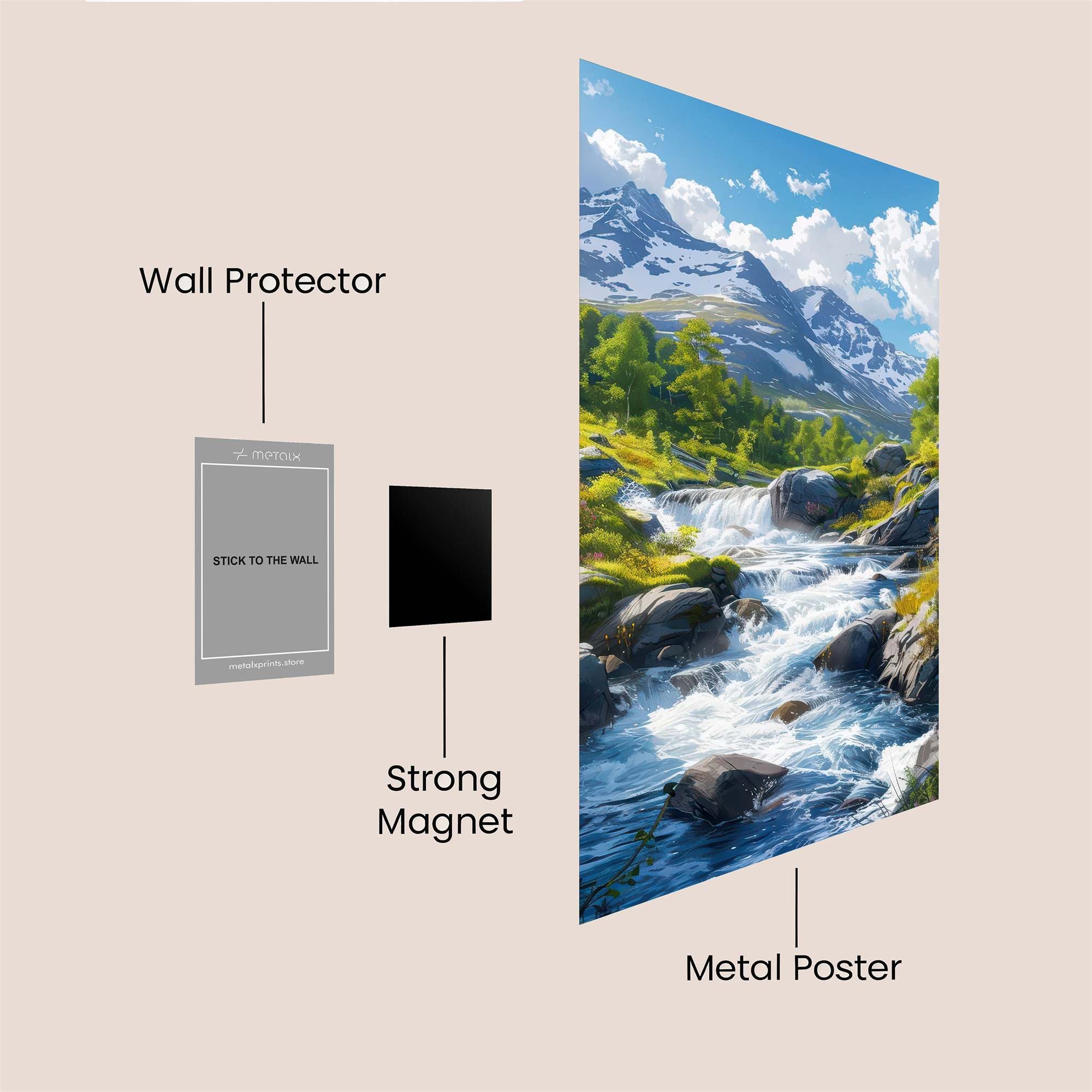 Alpine Serenity Safe Wall Magnetic / M