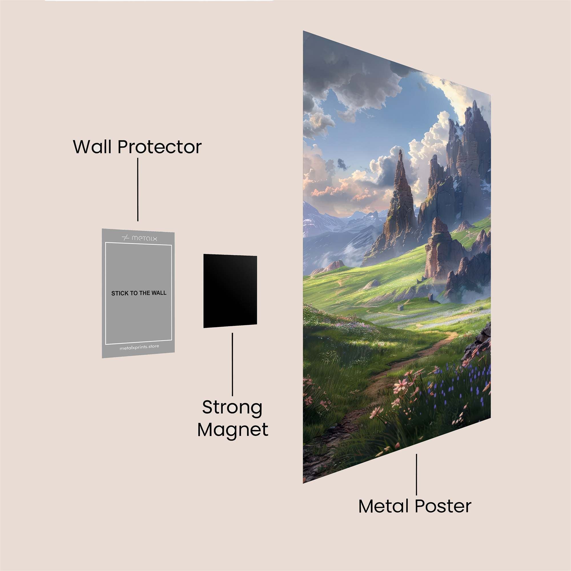 Majestic Serenity Safe Wall Magnetic / M