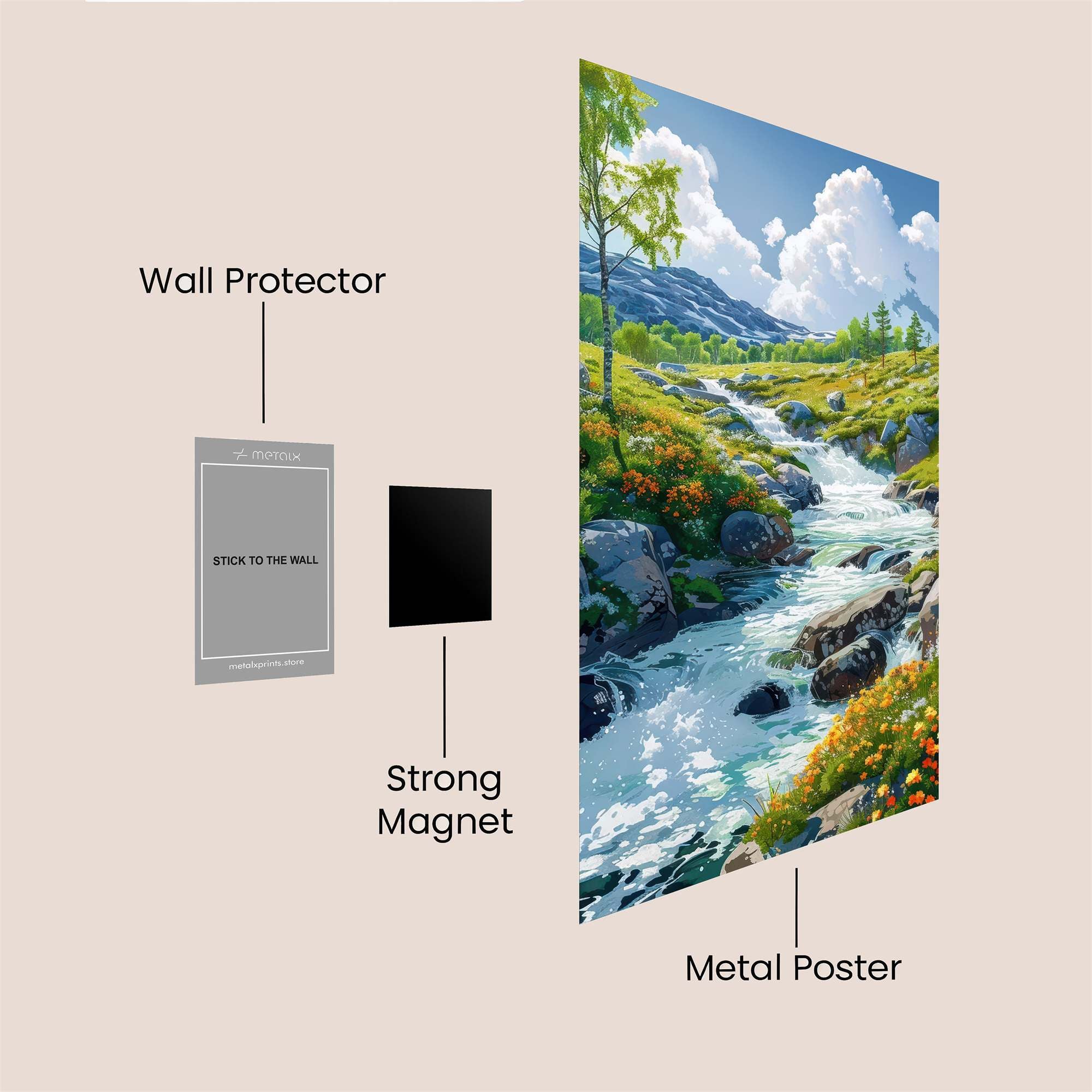 Stream Serenity Safe Wall Magnetic / M