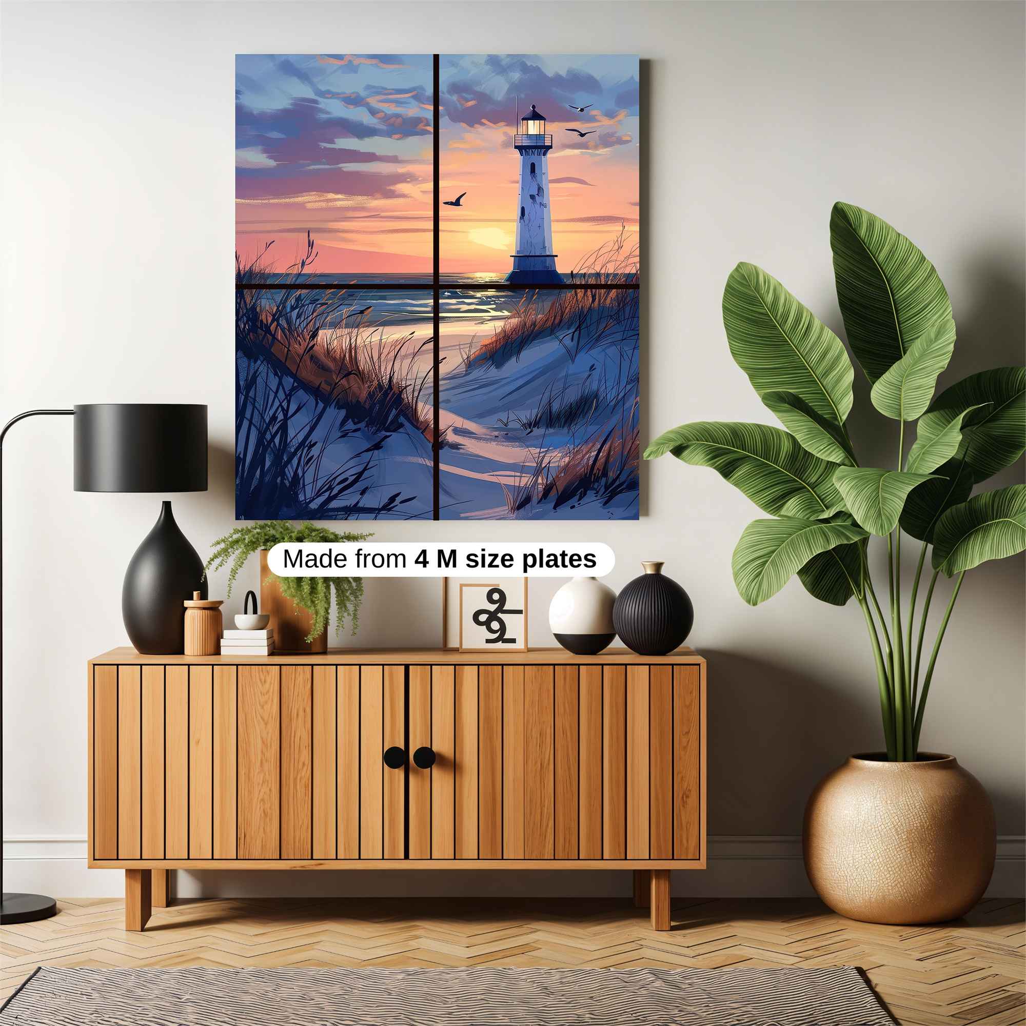 Sunset Serenity Safe Wall Magnetic / M
