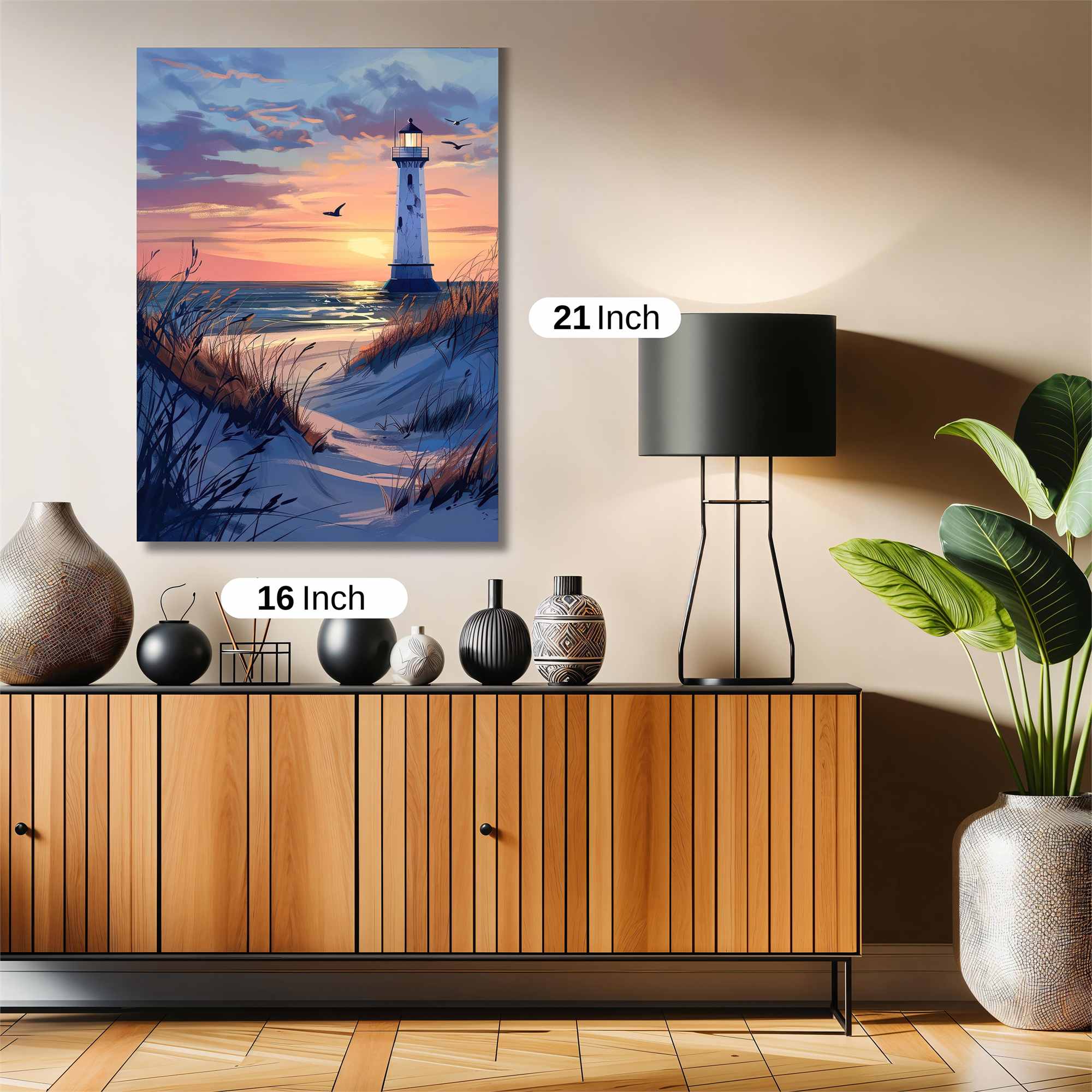 Sunset Serenity Safe Wall Magnetic / M