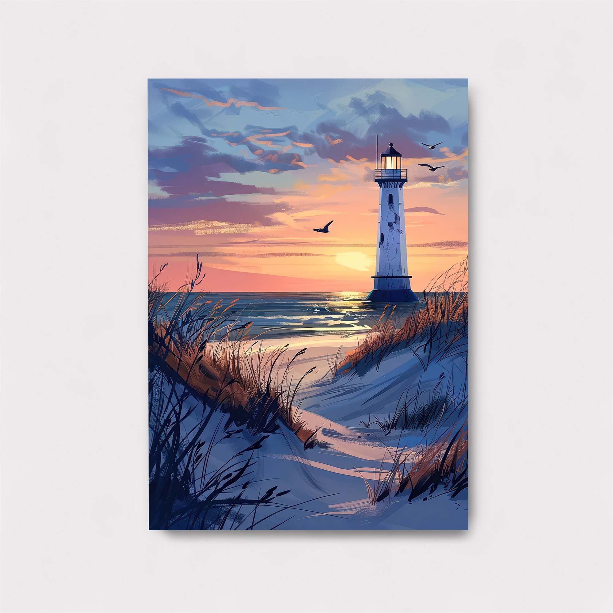 Sunset Serenity Safe Wall Magnetic / M