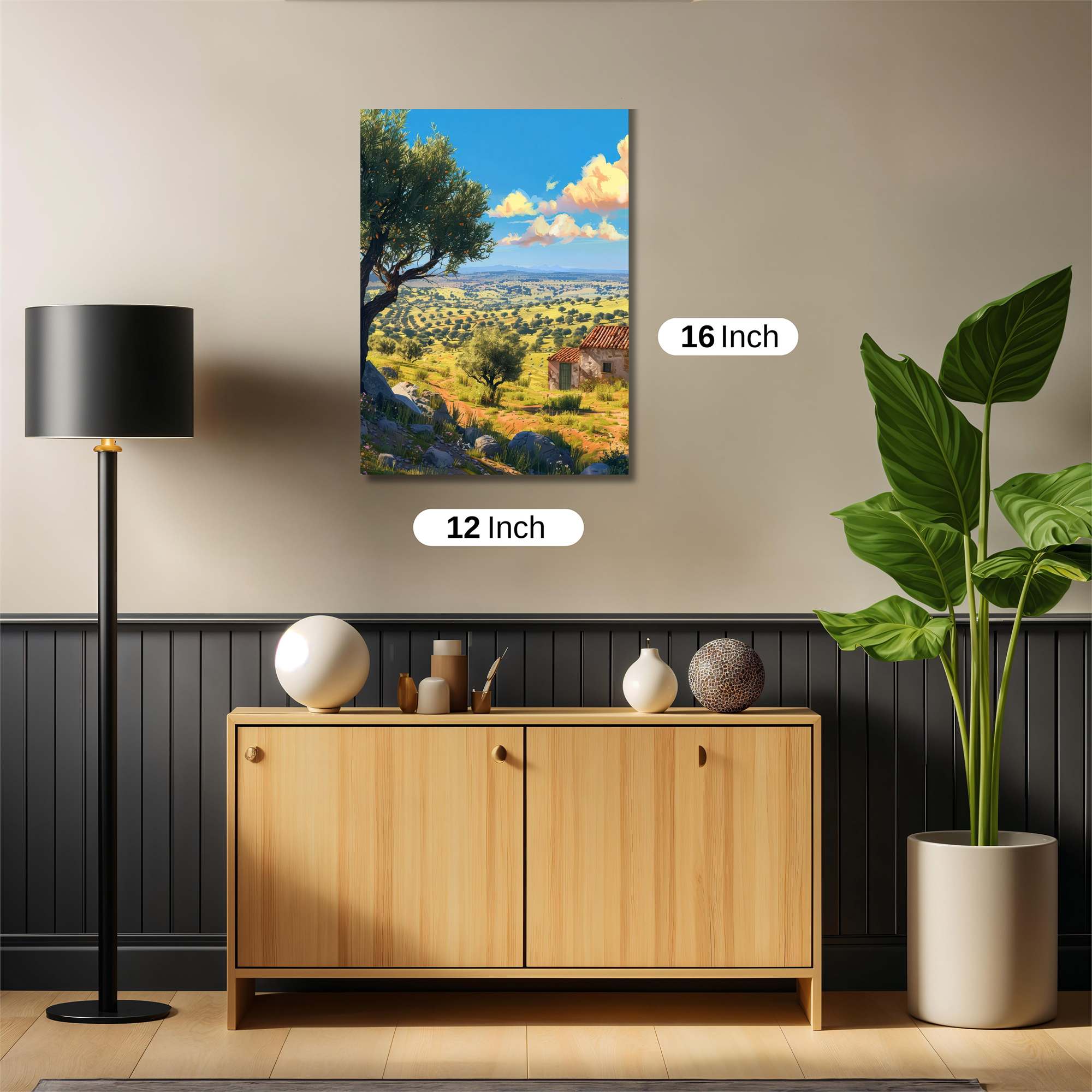 Olive Serenity Safe Wall Magnetic / M