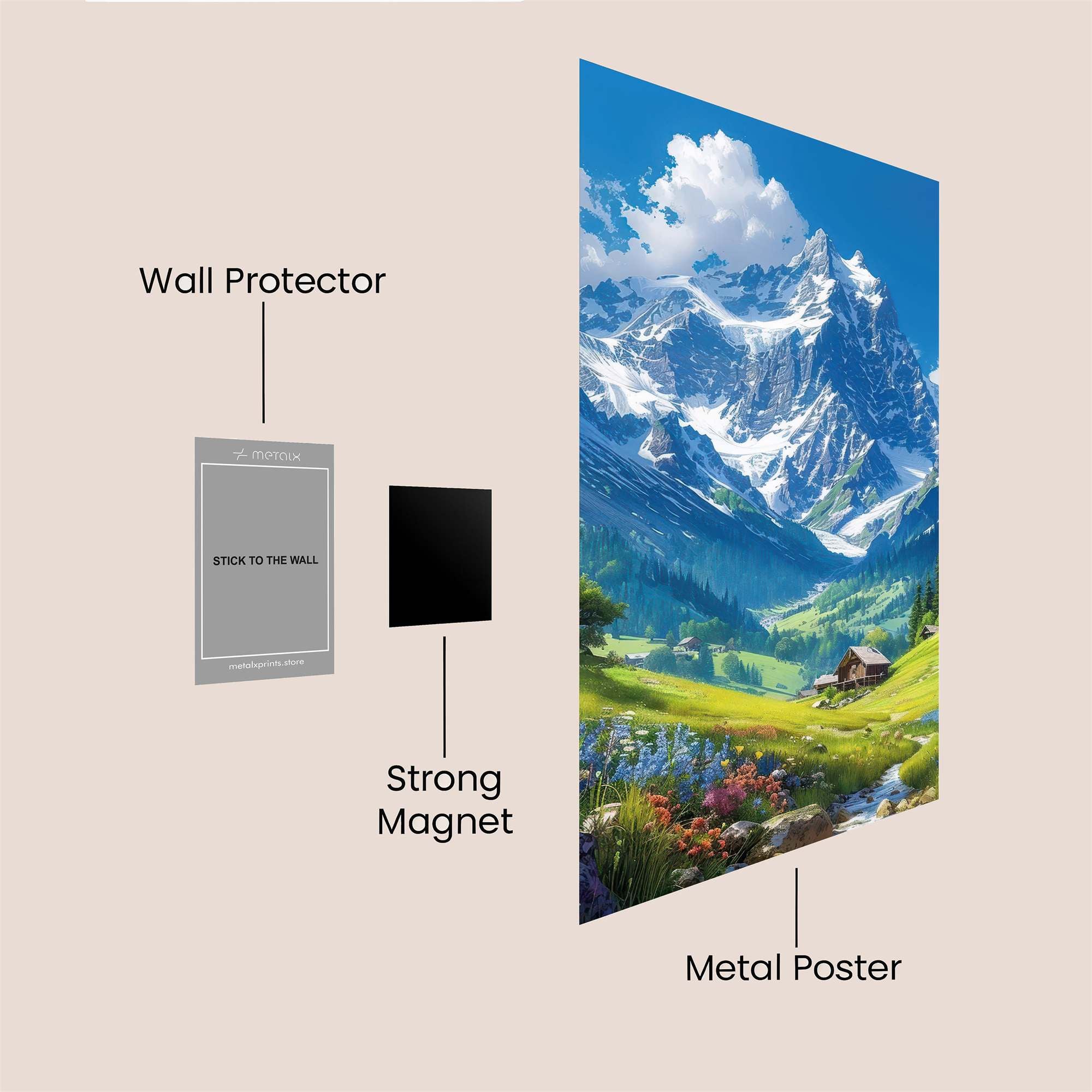 Eiger Serenity Safe Wall Magnetic / M