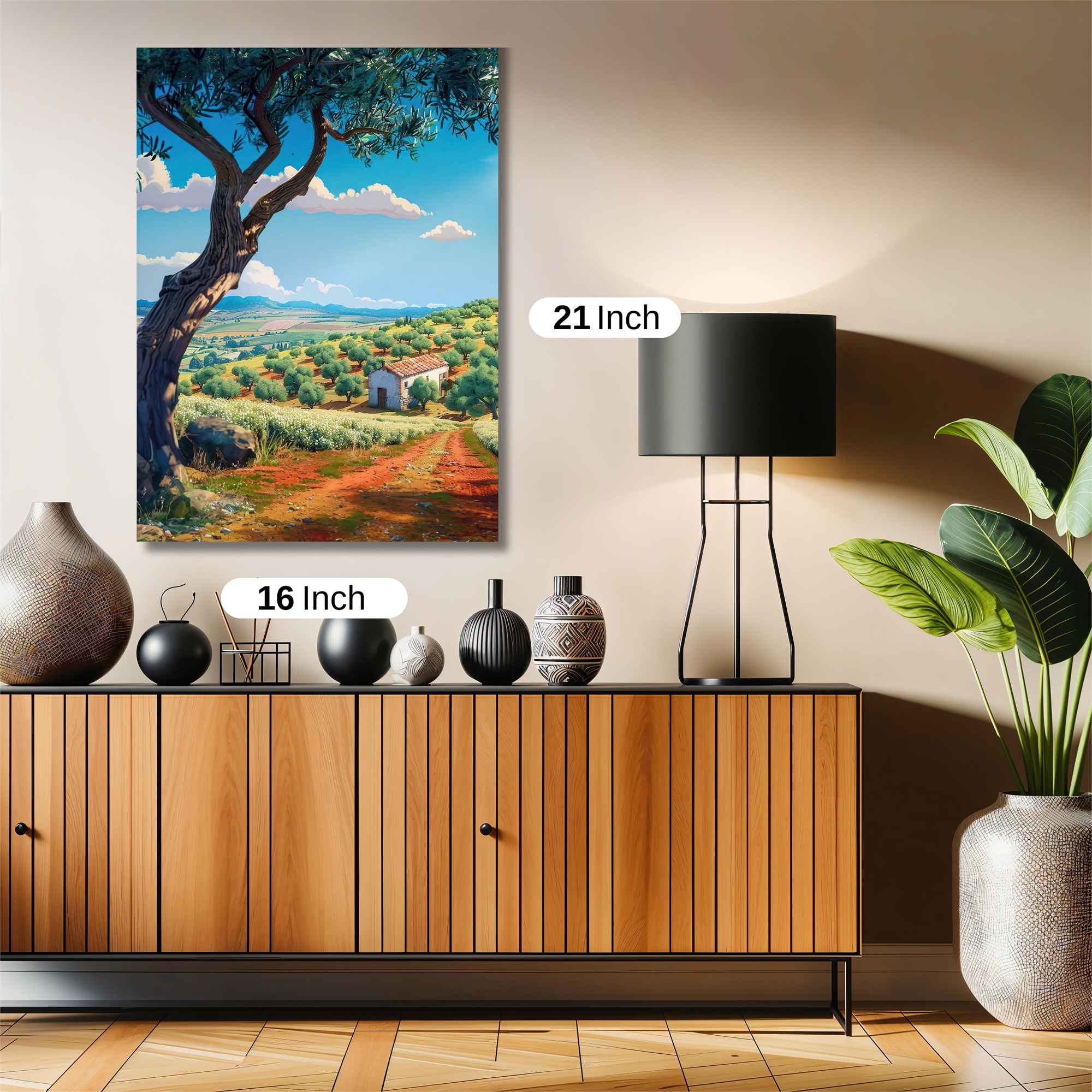 Olive Serenity Safe Wall Magnetic / M