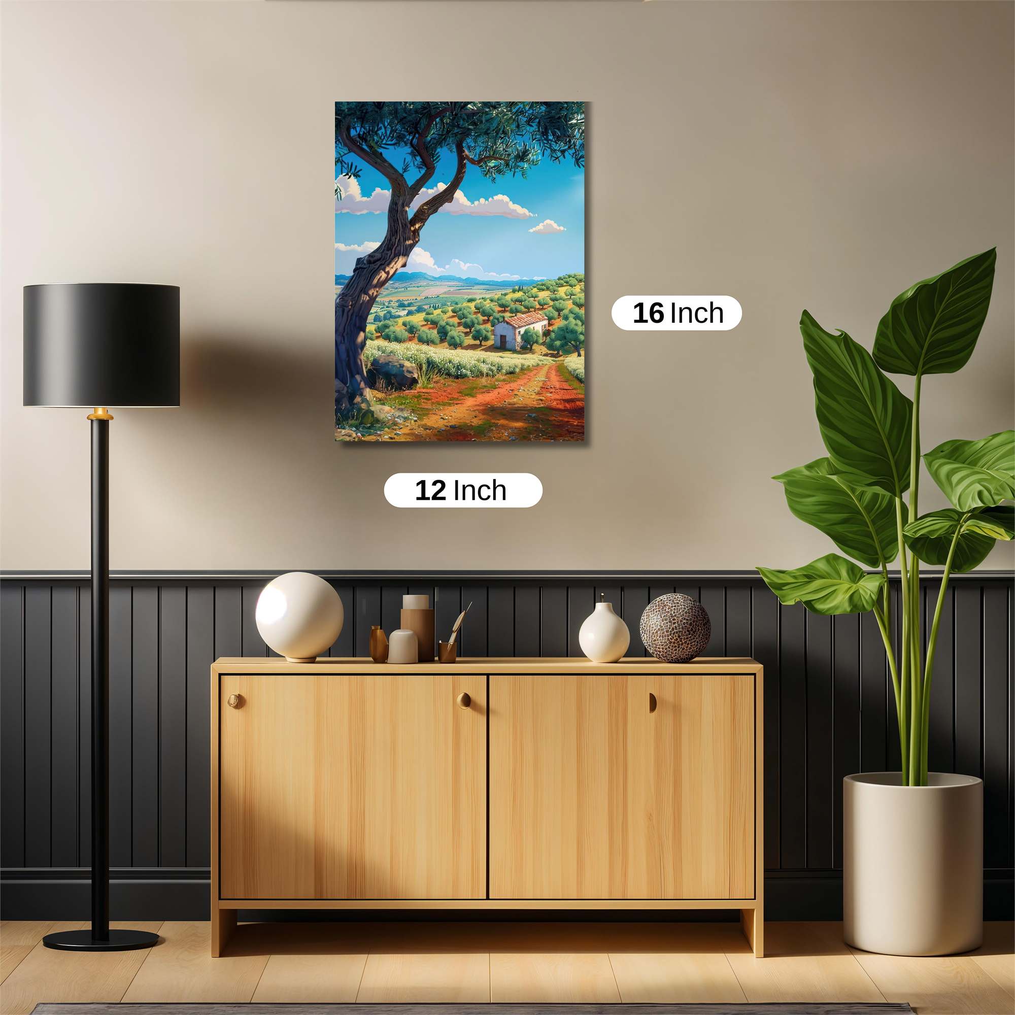 Olive Serenity Safe Wall Magnetic / M