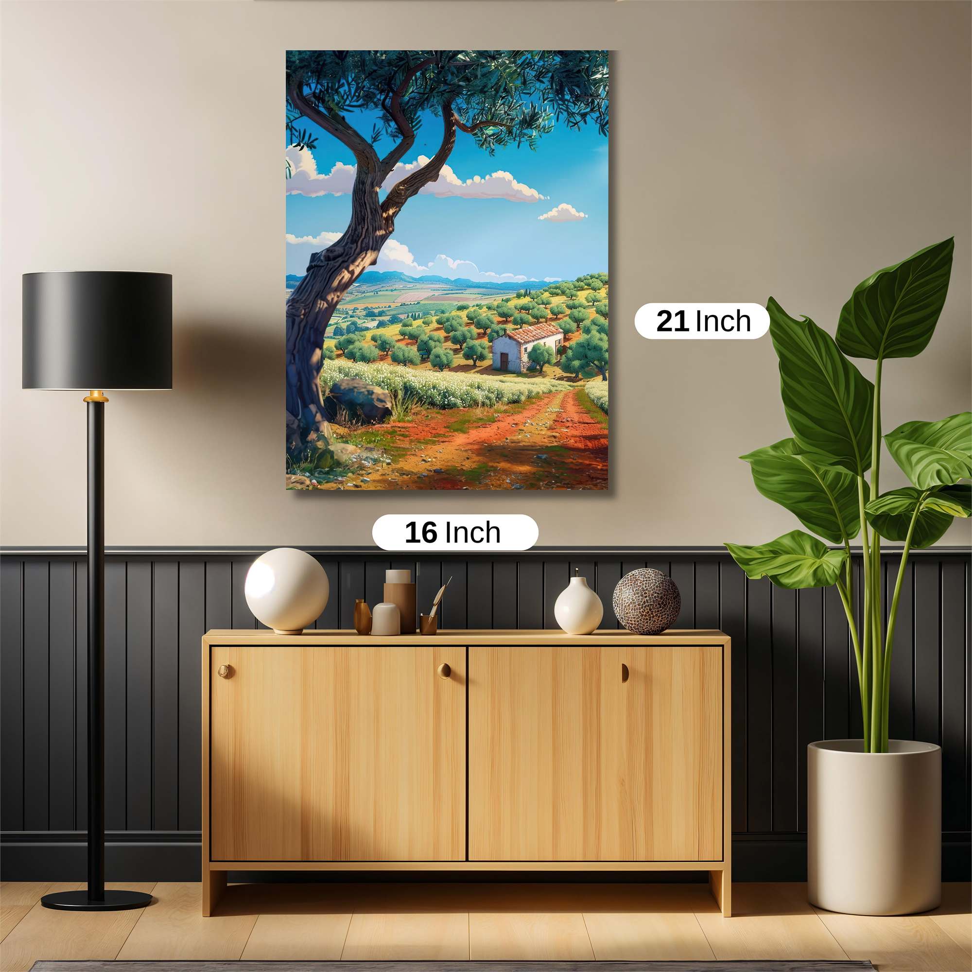 Olive Serenity Safe Wall Magnetic / M