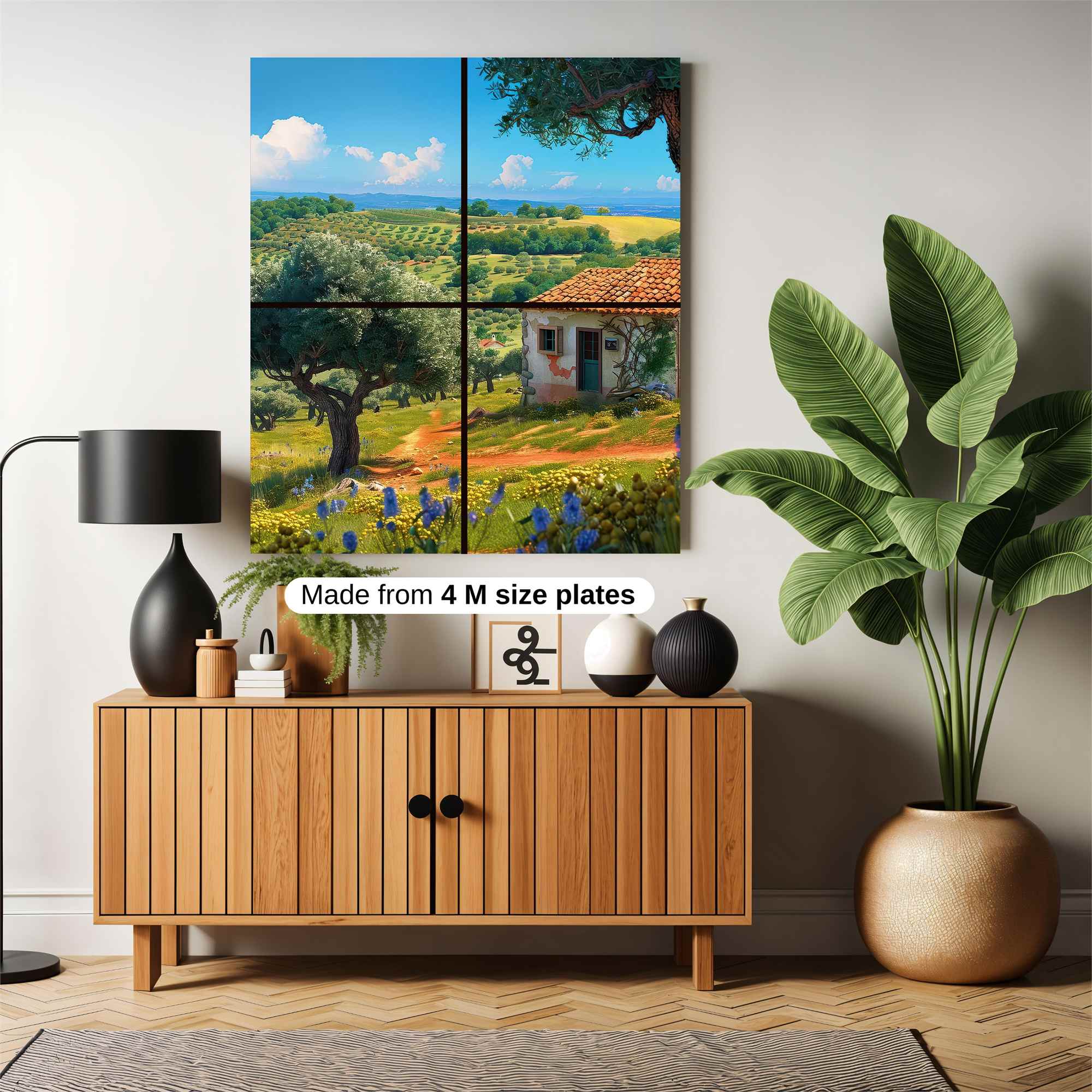 Countryside Serenity Safe Wall Magnetic / M