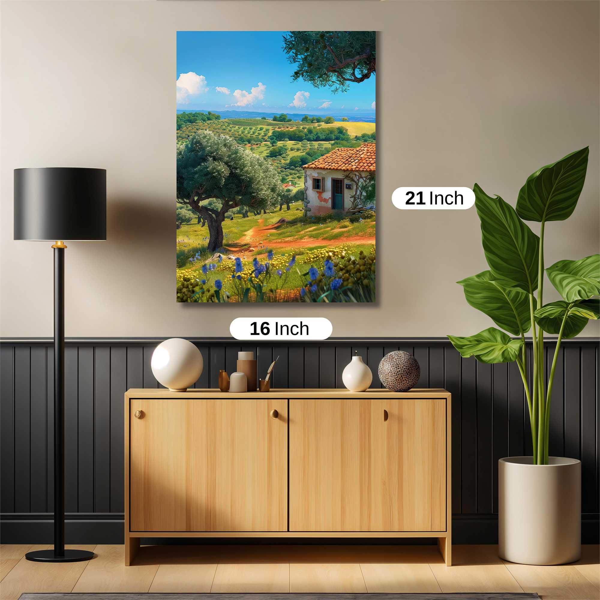 Countryside Serenity Safe Wall Magnetic / M
