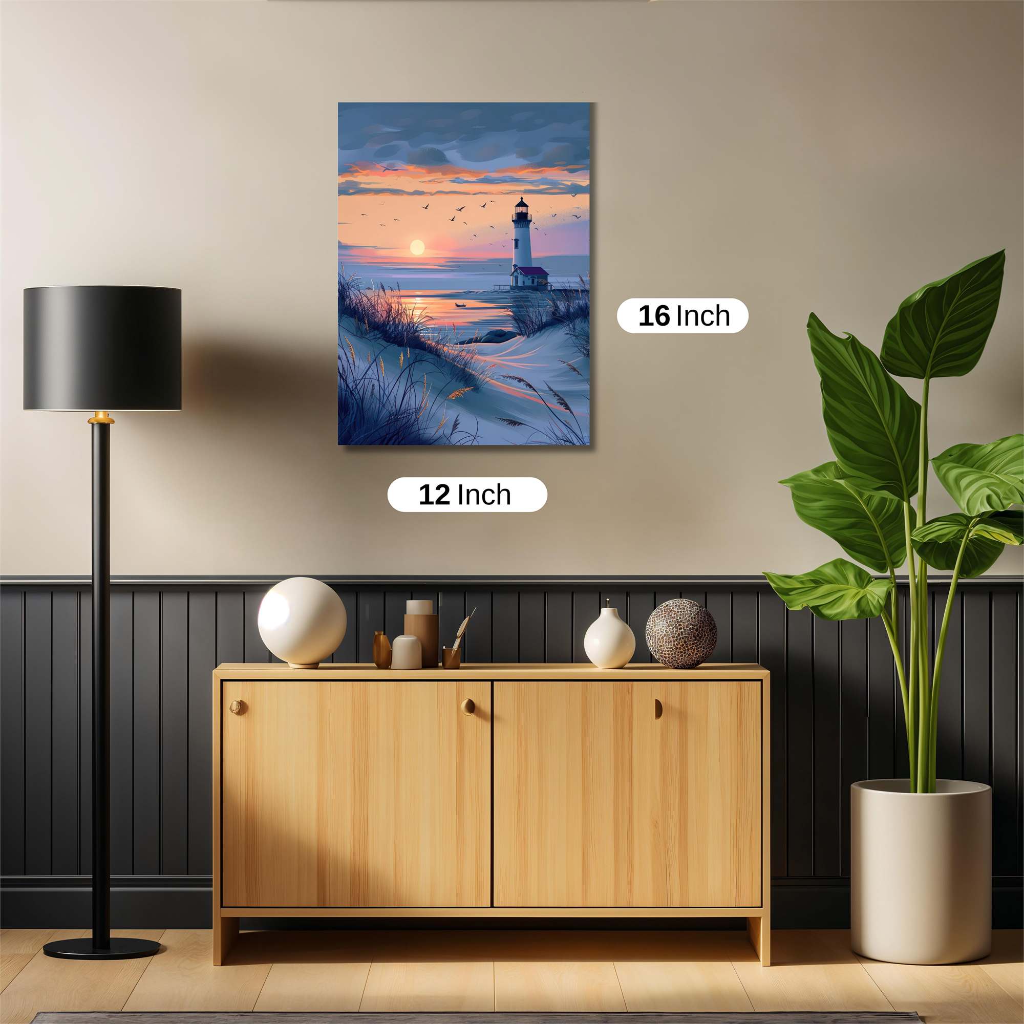 Lighthouse Serenity Safe Wall Magnetic / M