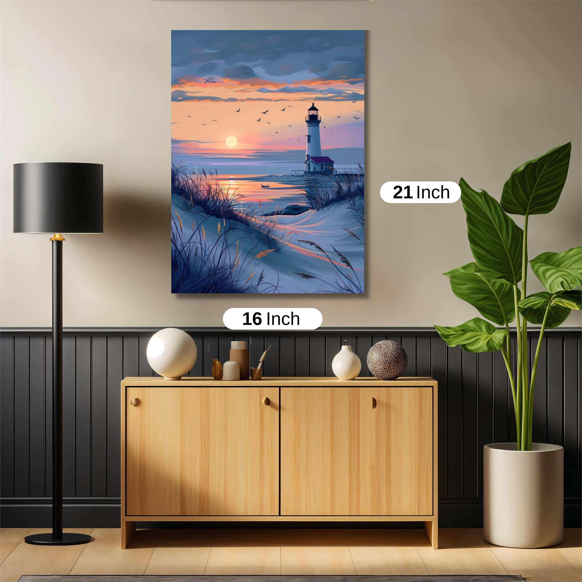 Lighthouse Serenity Safe Wall Magnetic / M