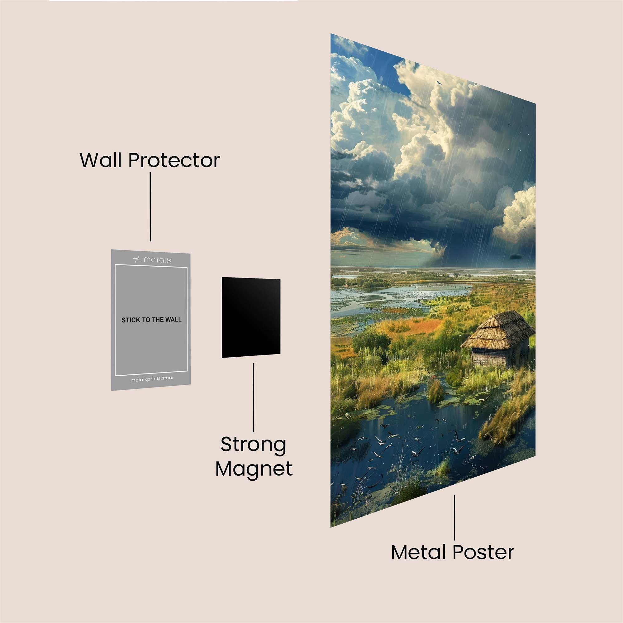 Marsh Serenity Safe Wall Magnetic / M