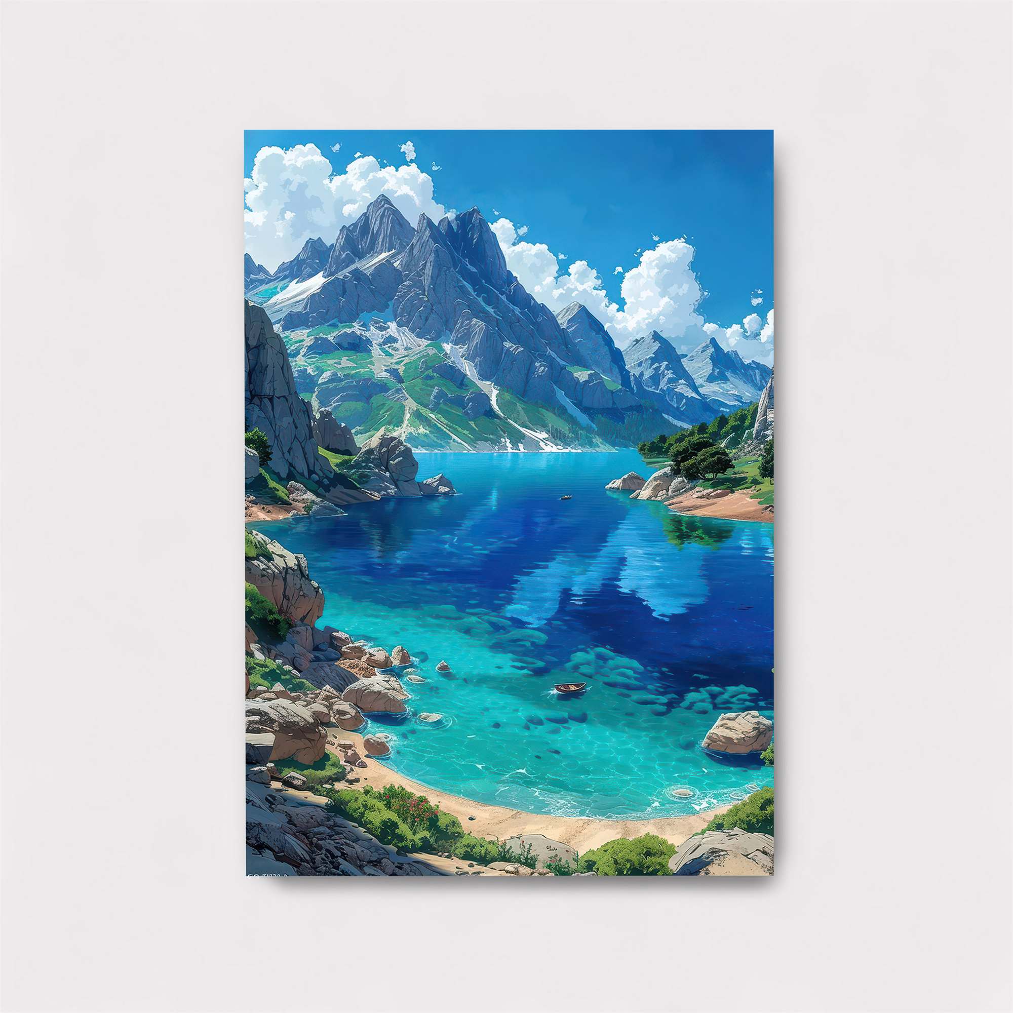 Mountain Serenity Safe Wall Magnetic / M