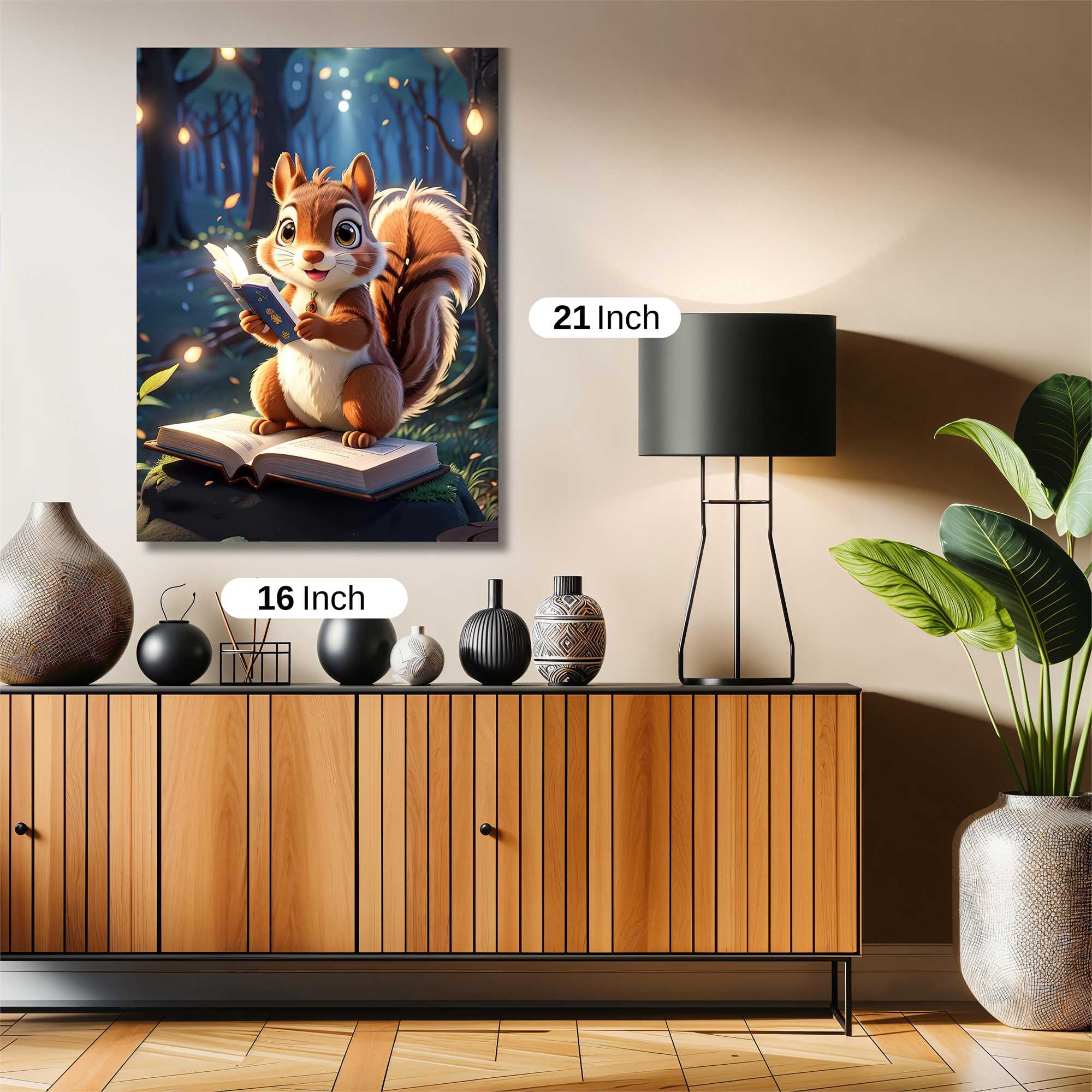 Squirrel Serenity Safe Wall Magnetic / M