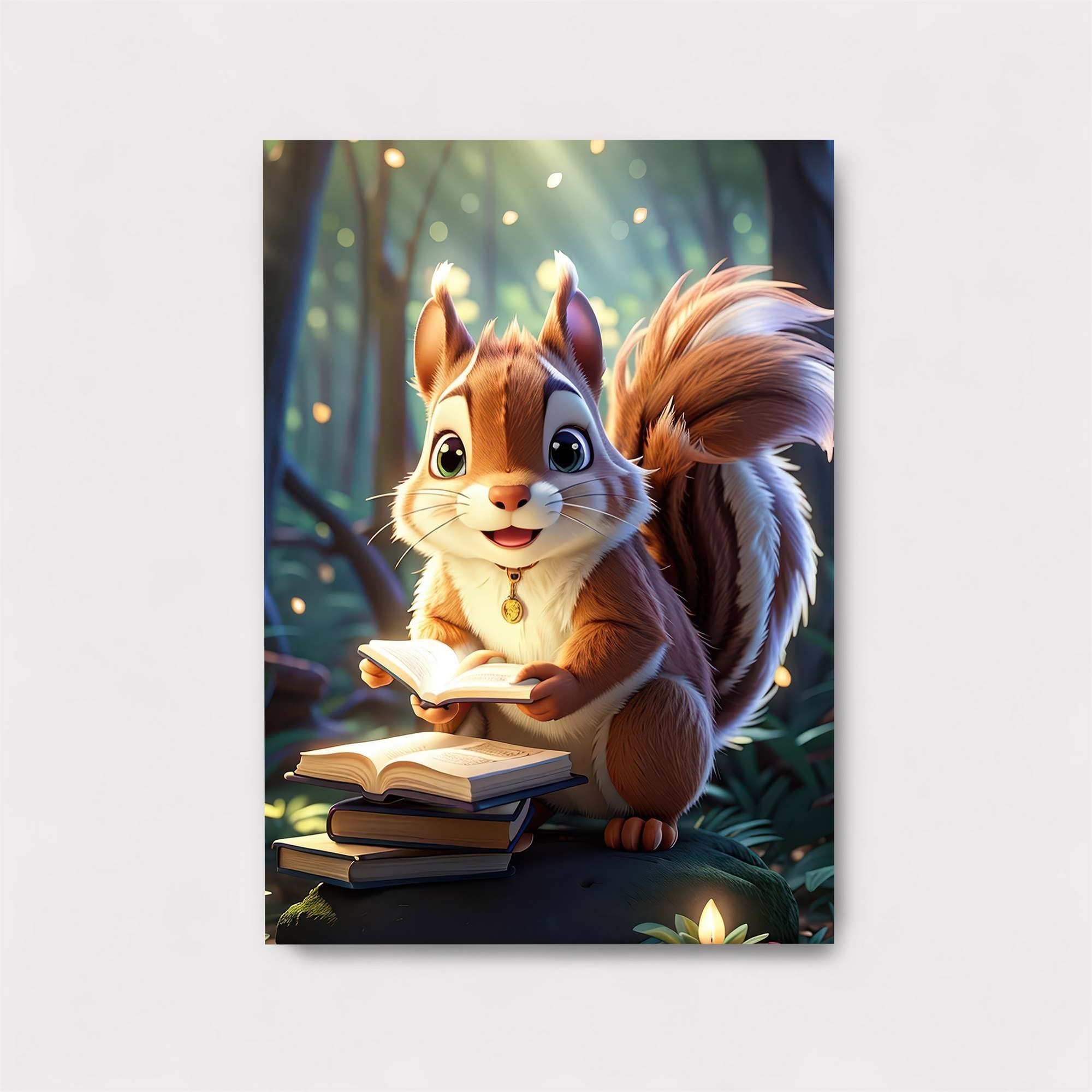 Squirrel Scholar Safe Wall Magnetic / M