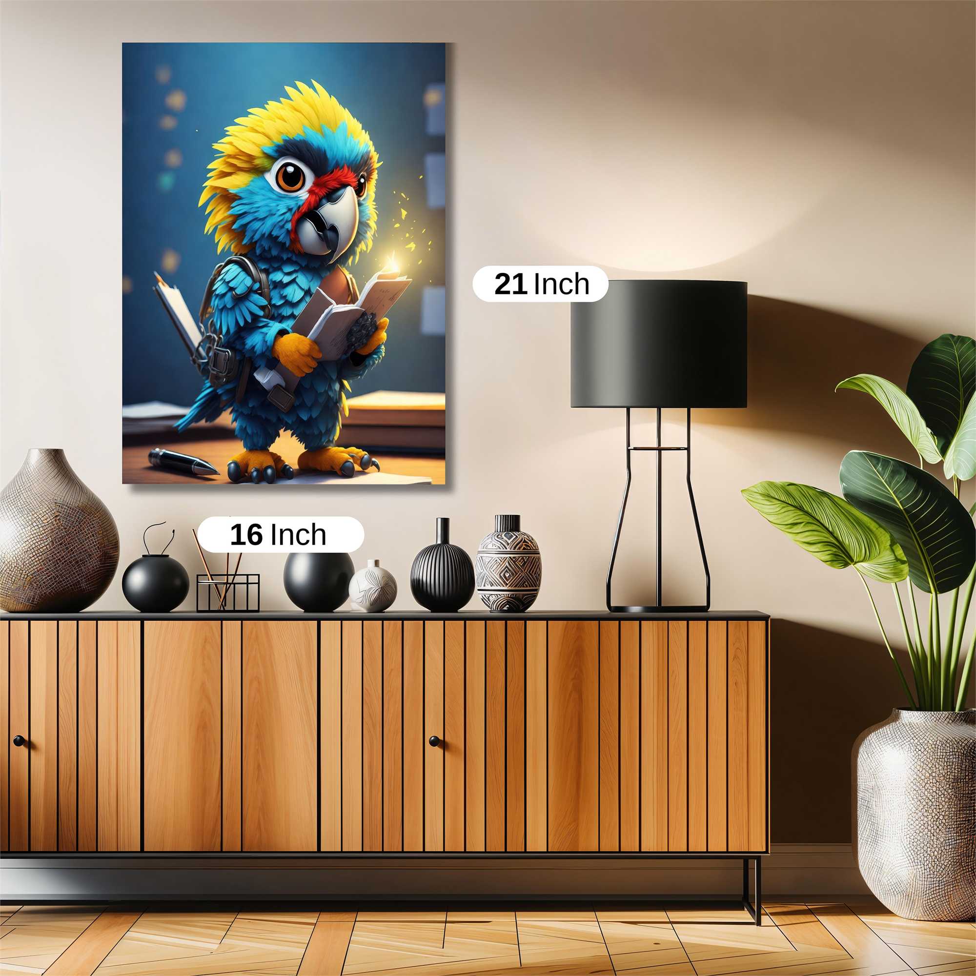 Scholar Parrot Safe Wall Magnetic / M