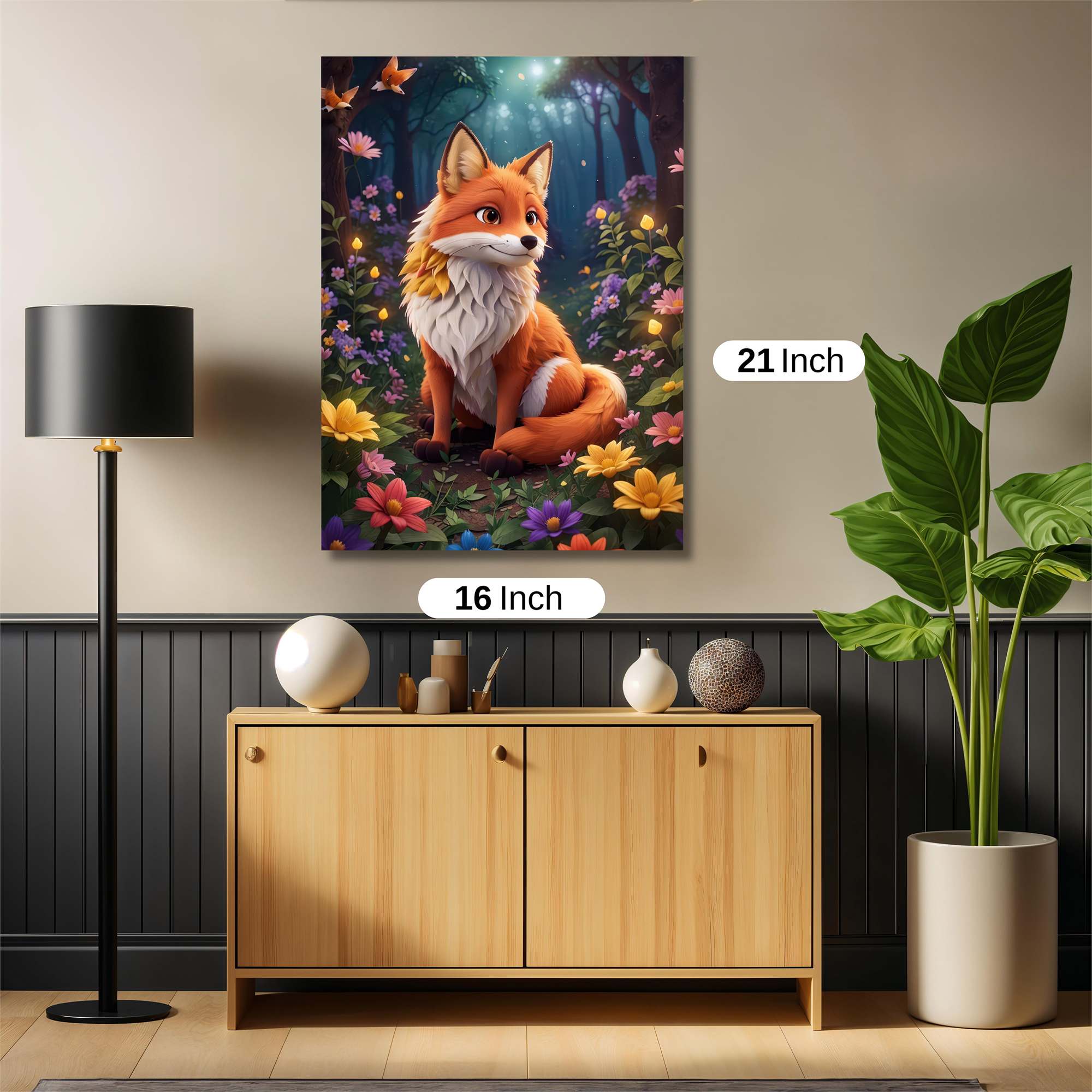 Fox Enchantment Safe Wall Magnetic / M