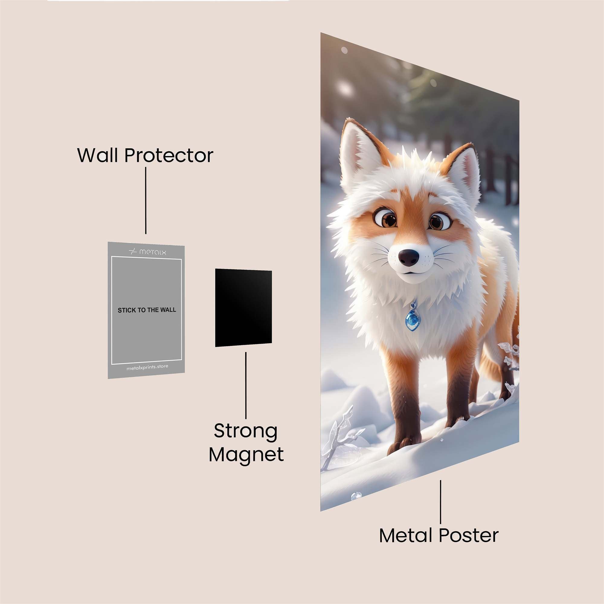 Fox Wonder Safe Wall Magnetic / M