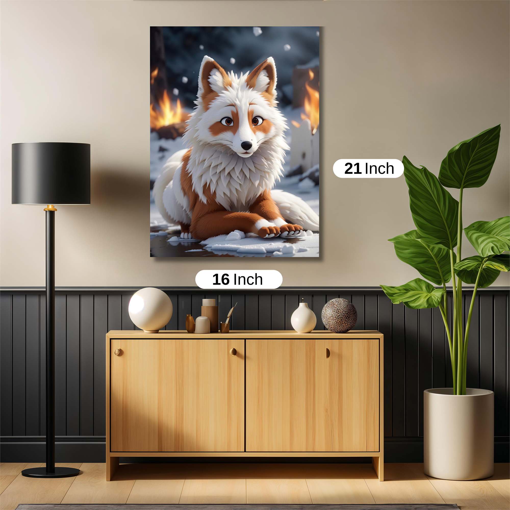 Frosty Fox Safe Wall Magnetic / M