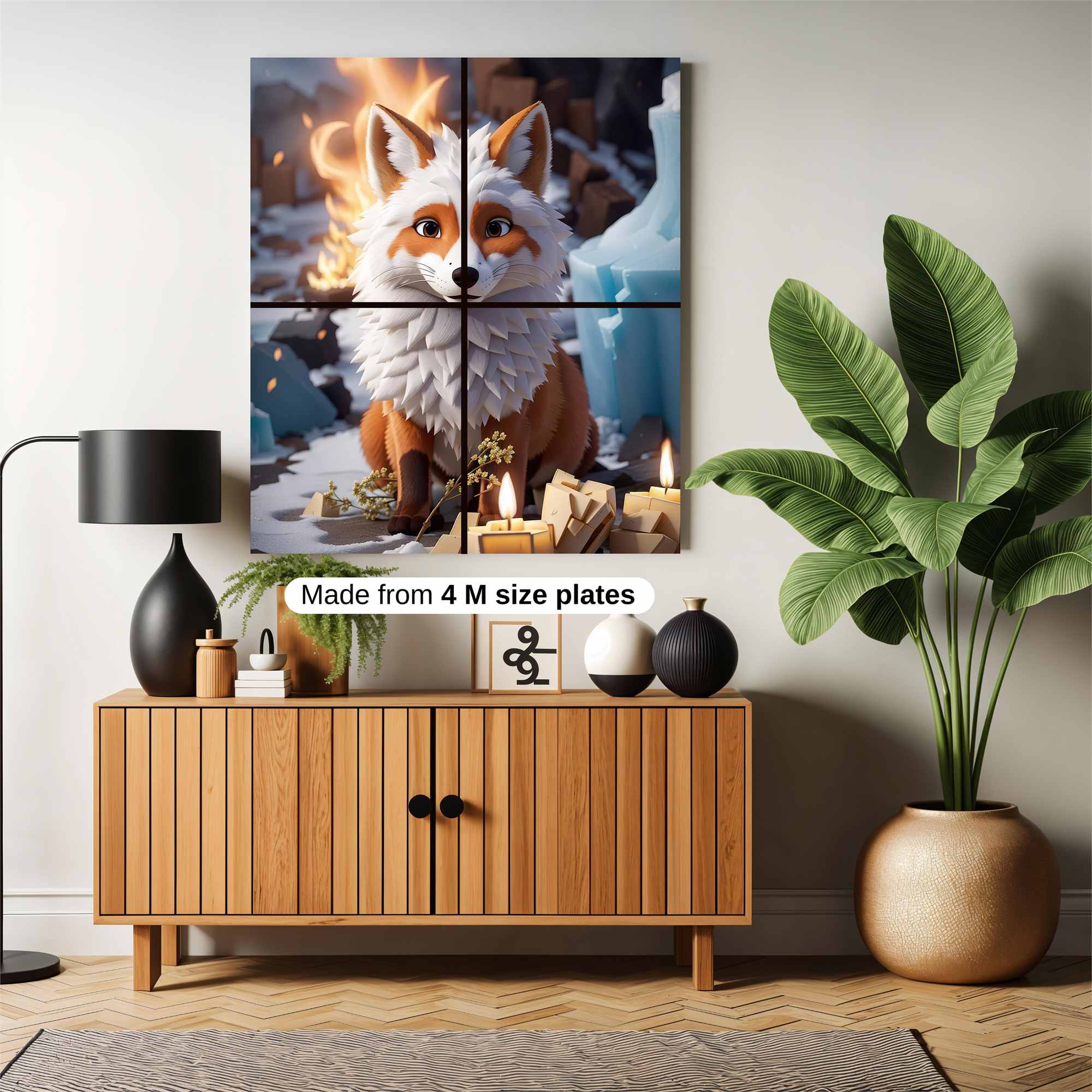Flame Fox Safe Wall Magnetic / M