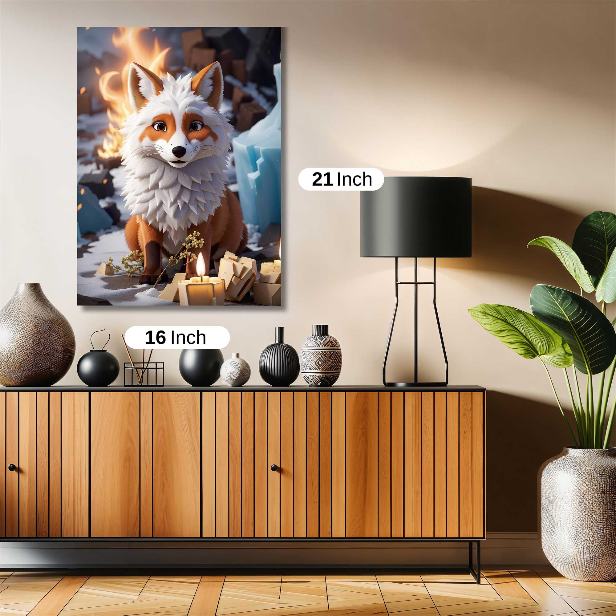 Flame Fox Safe Wall Magnetic / M