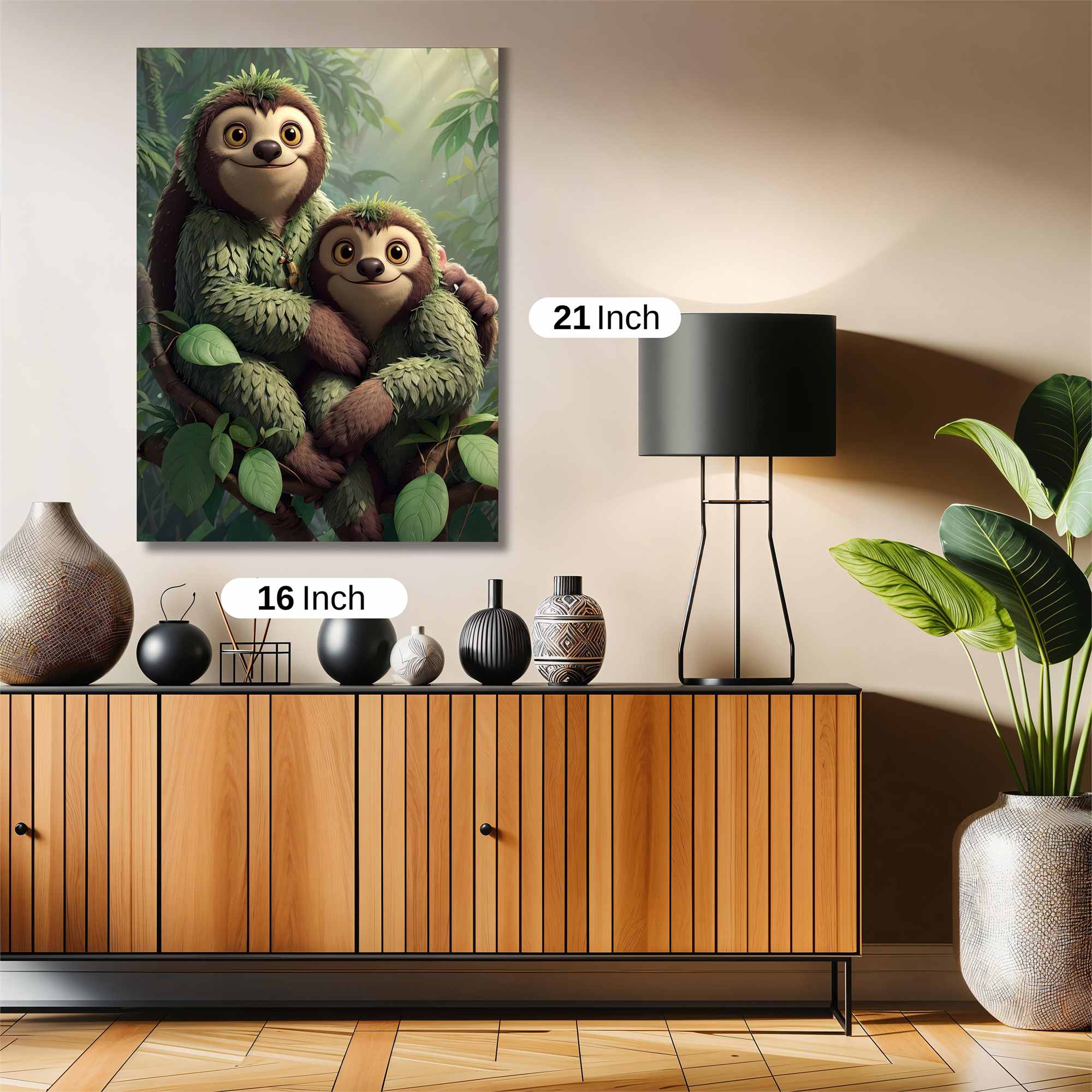 Slothful Bliss Safe Wall Magnetic / M