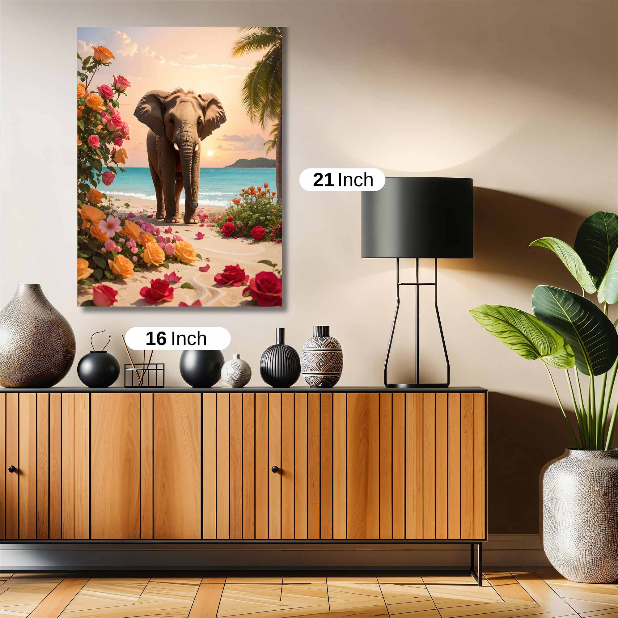 Elephant Serenity Safe Wall Magnetic / M