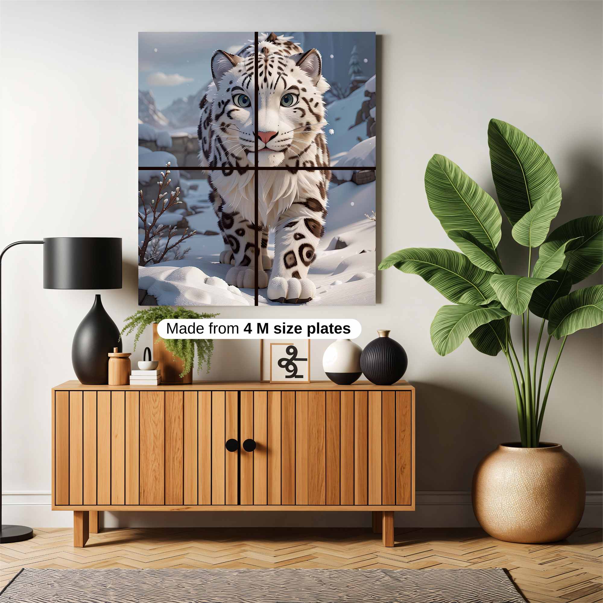 Snowflake Serenity Safe Wall Magnetic / M